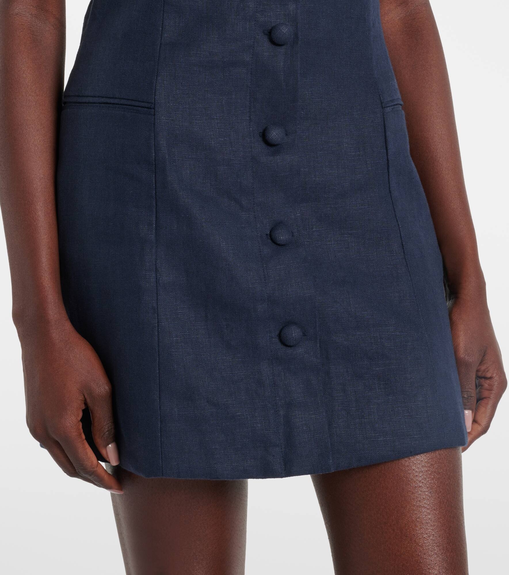 Ambra linen minidress - 5