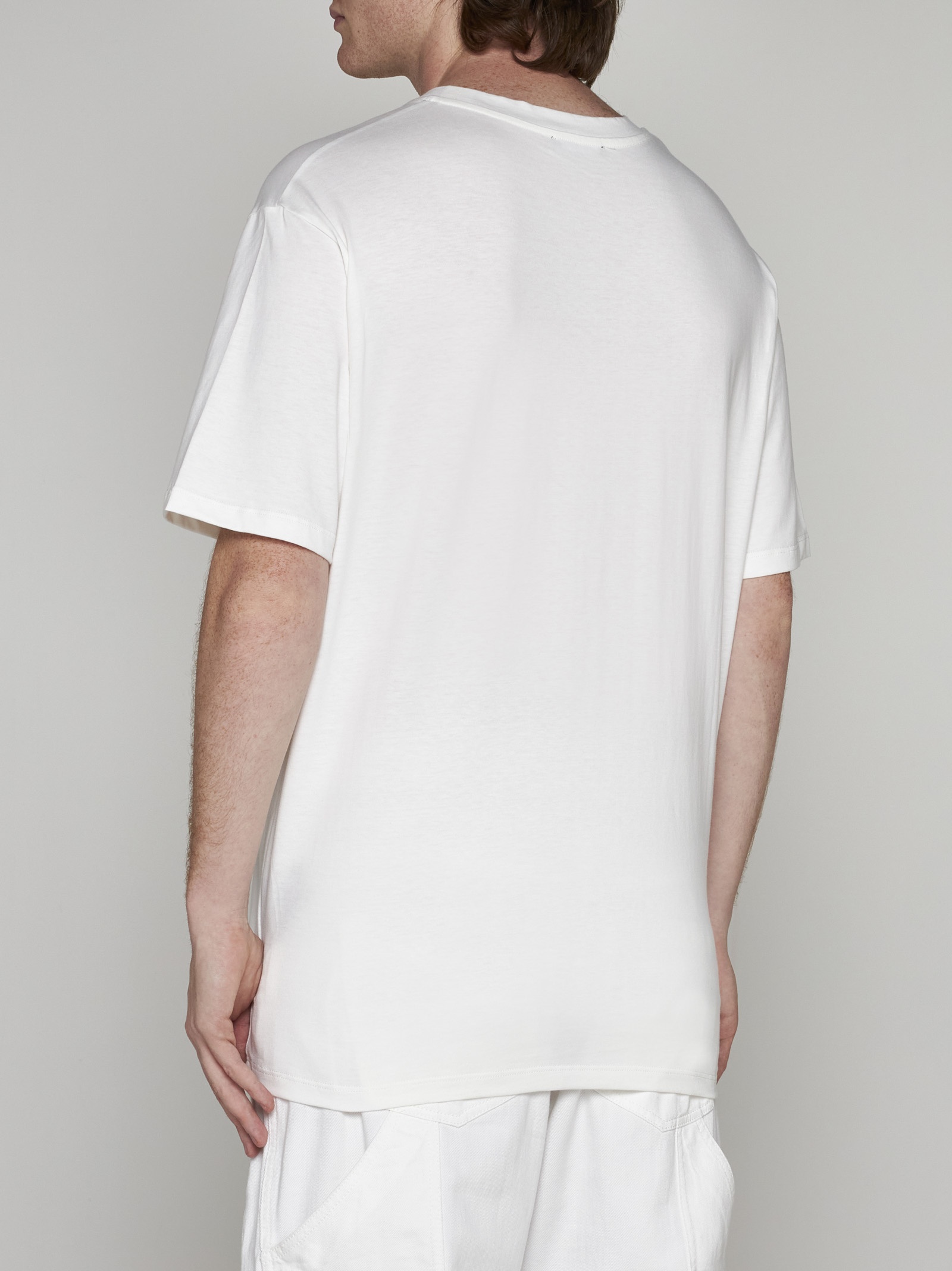Star print cotton t-shirt - 4