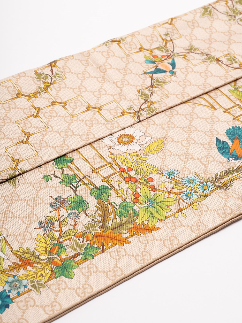 Gucci Women Animal And Floral Print Foulard - 3