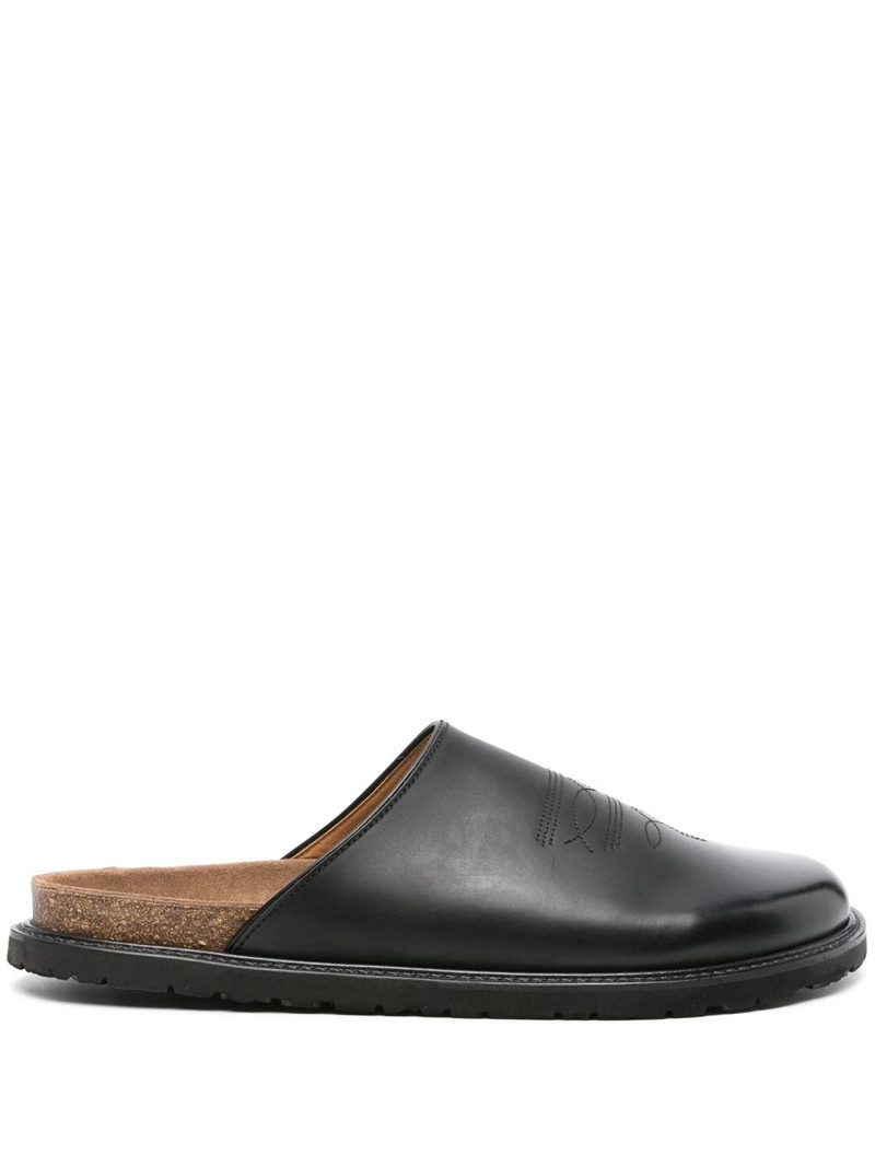 Comfy Cheak leather slides 1