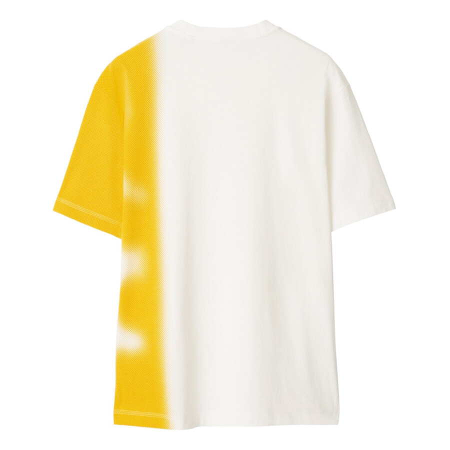 Burberry Ekd Two-Tone Crew Neck Cotton T-Shirt - 2