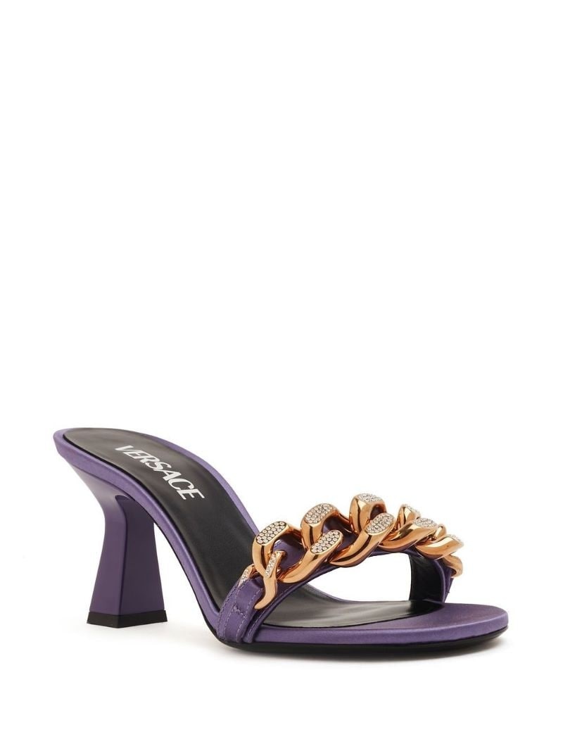 70mm chain-detail mule sandals - 2