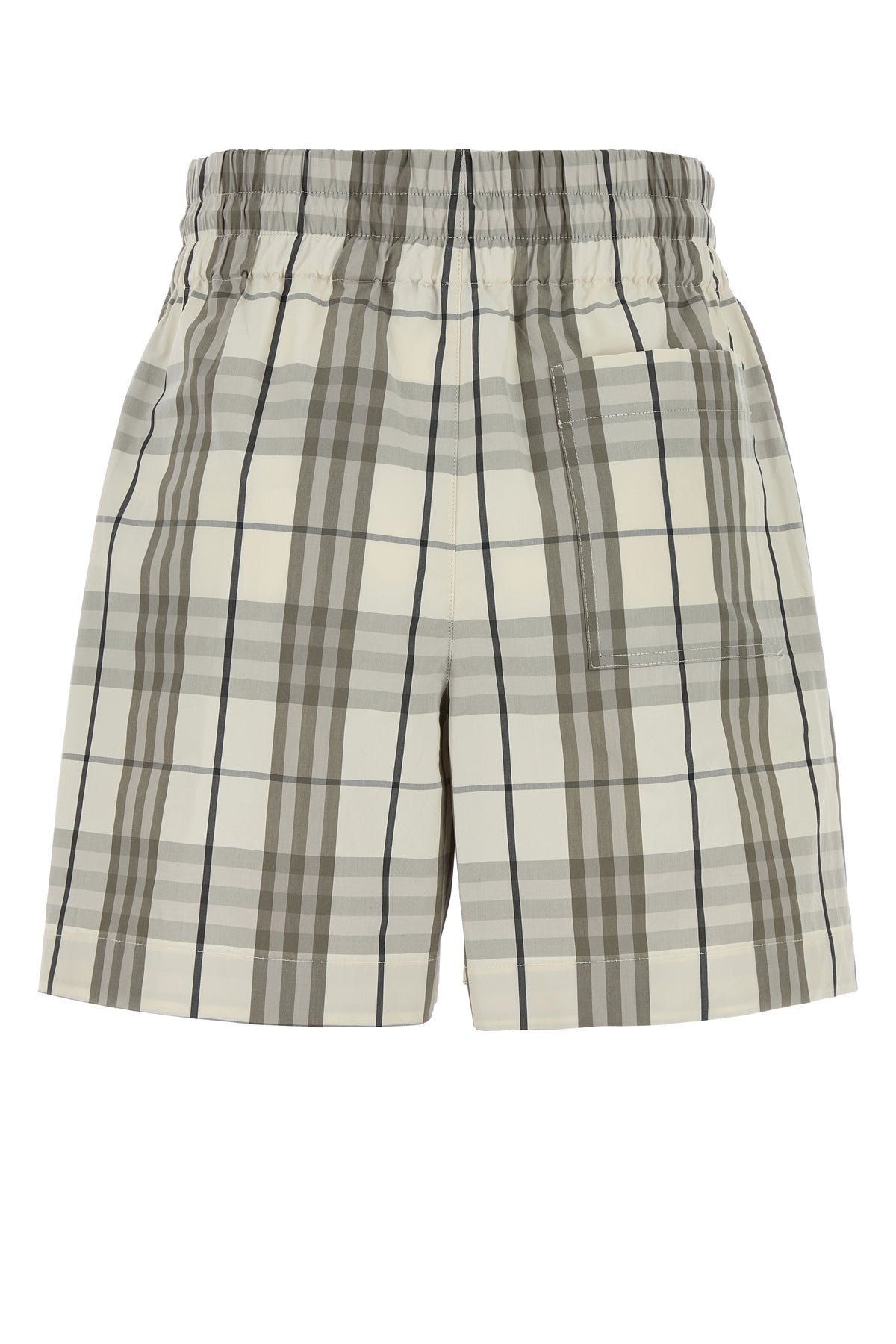 Embroidered poplin shorts - 2