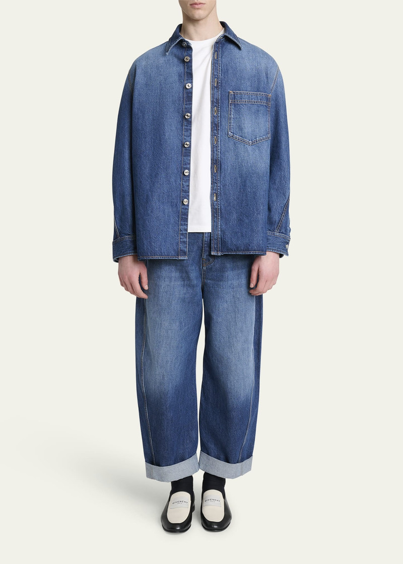 Givenchy Men's Twisted-Seam Denim Jeans outlook