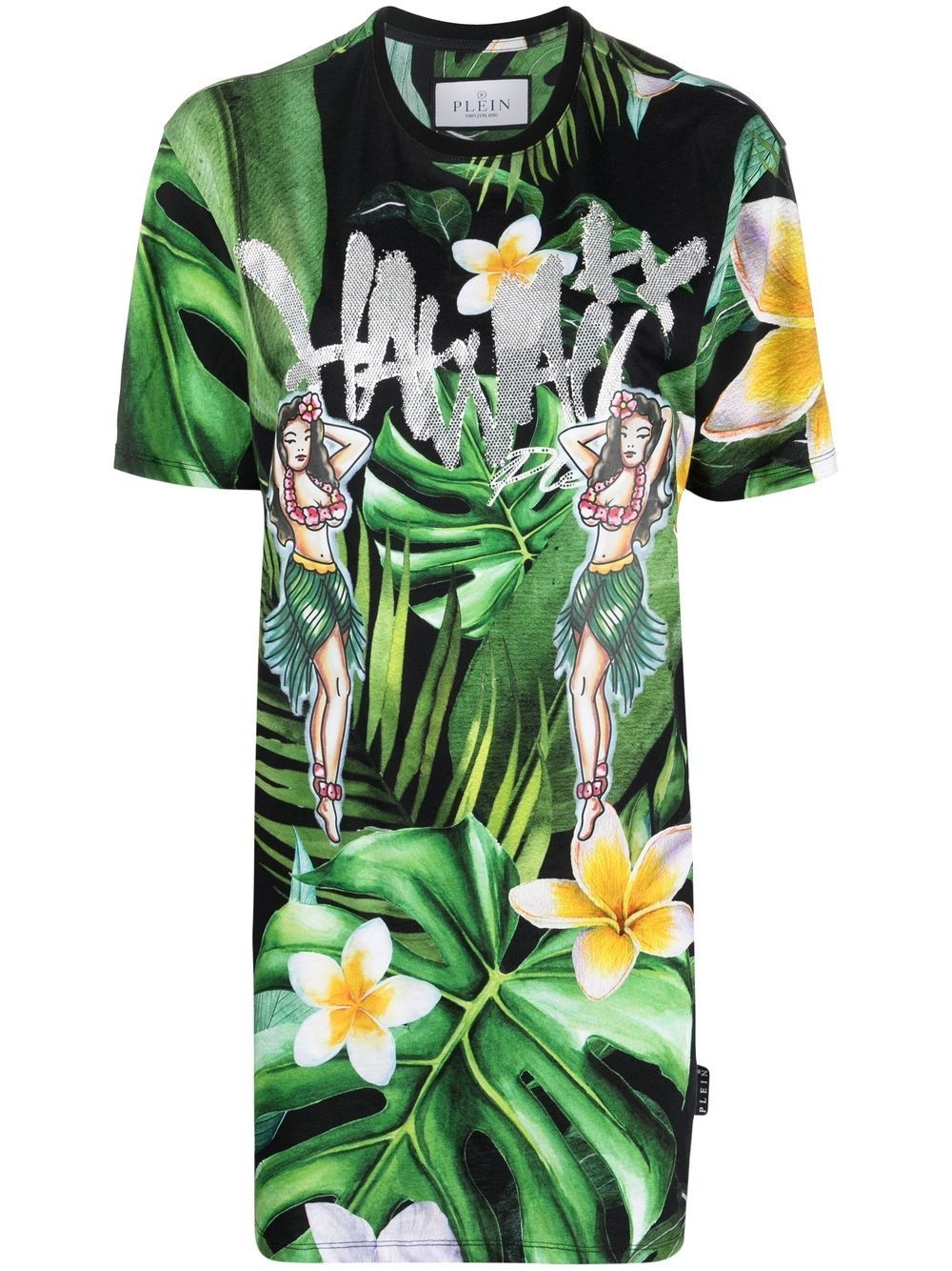 Hawaii-print T-shirt - 1