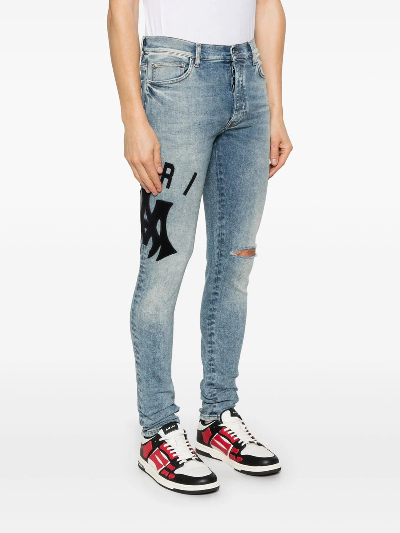 AMIRI Logo-appliqué Skinny Jeans outlook