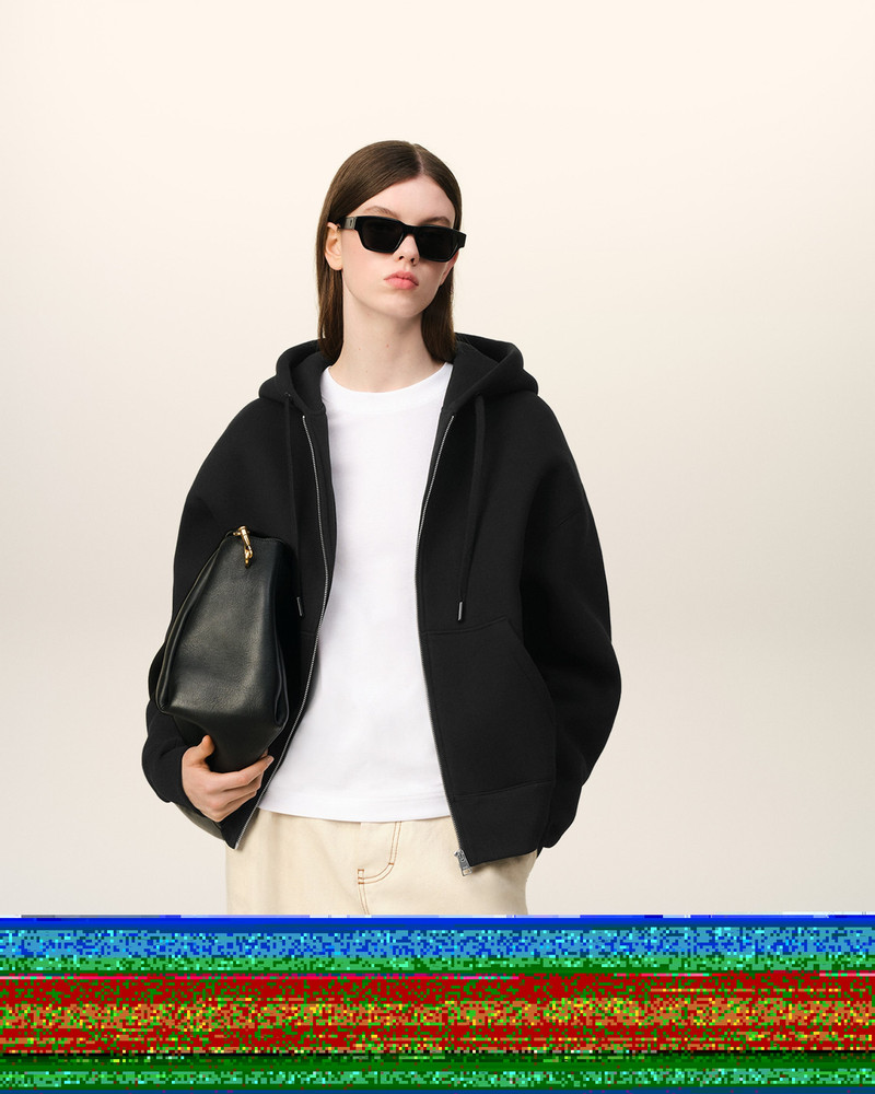 AMI Paris ZIPPED AMI DE COEUR HOODIE outlook
