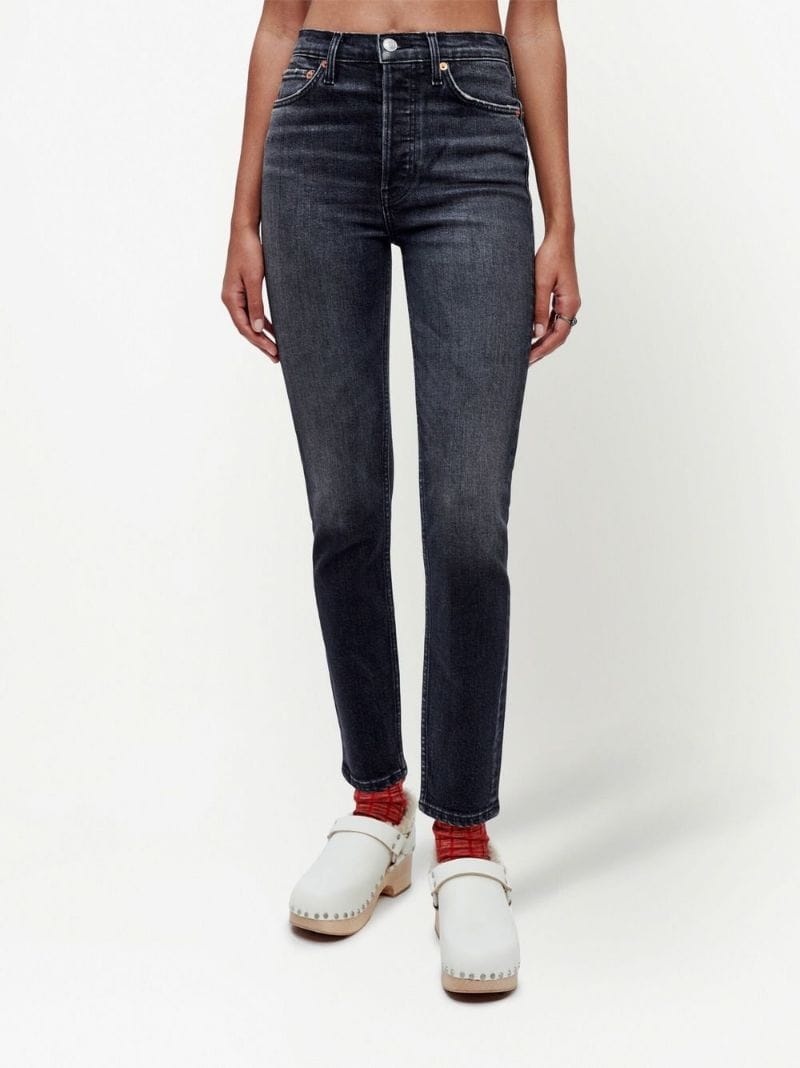 ankle cropped-leg jeans - 3