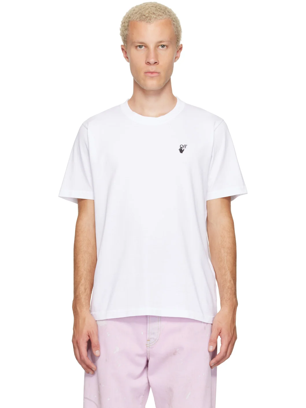 White Hand Off Regular T-shirt - 1