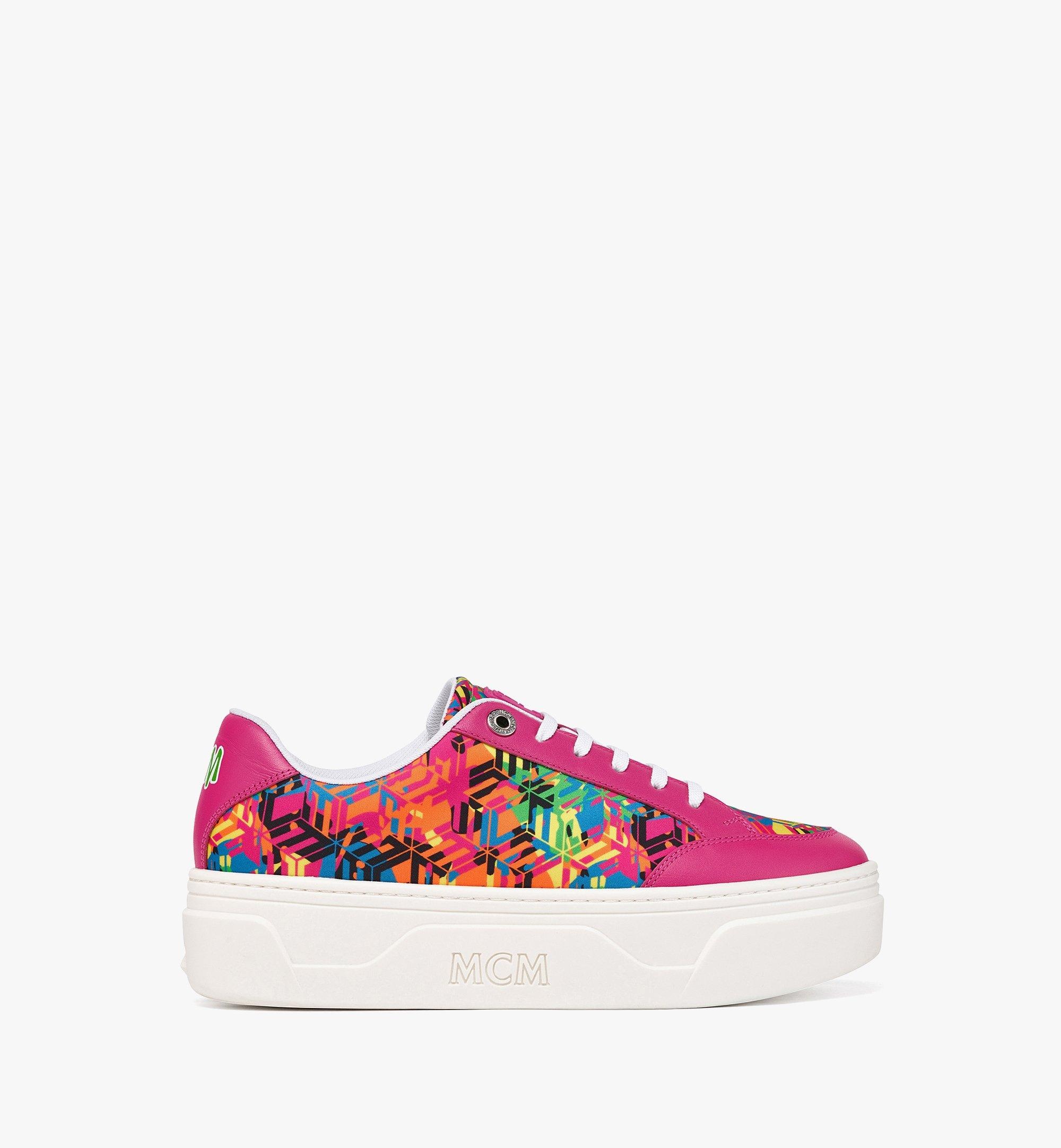 Women’s Skyward Platform Sneakers in Cubic Camouflage ECONYL® - 5