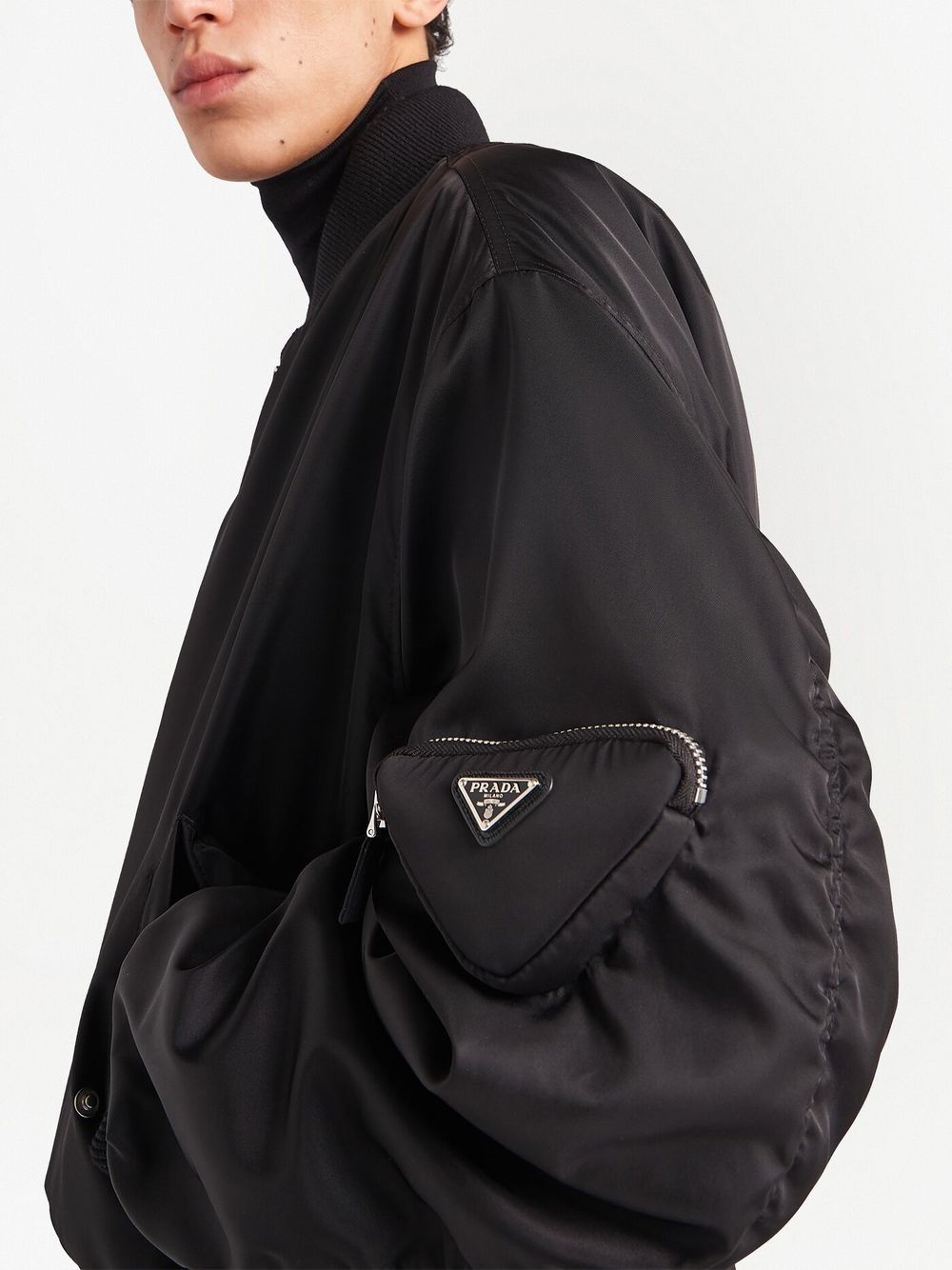 Re-Nylon bomber jacket - 4