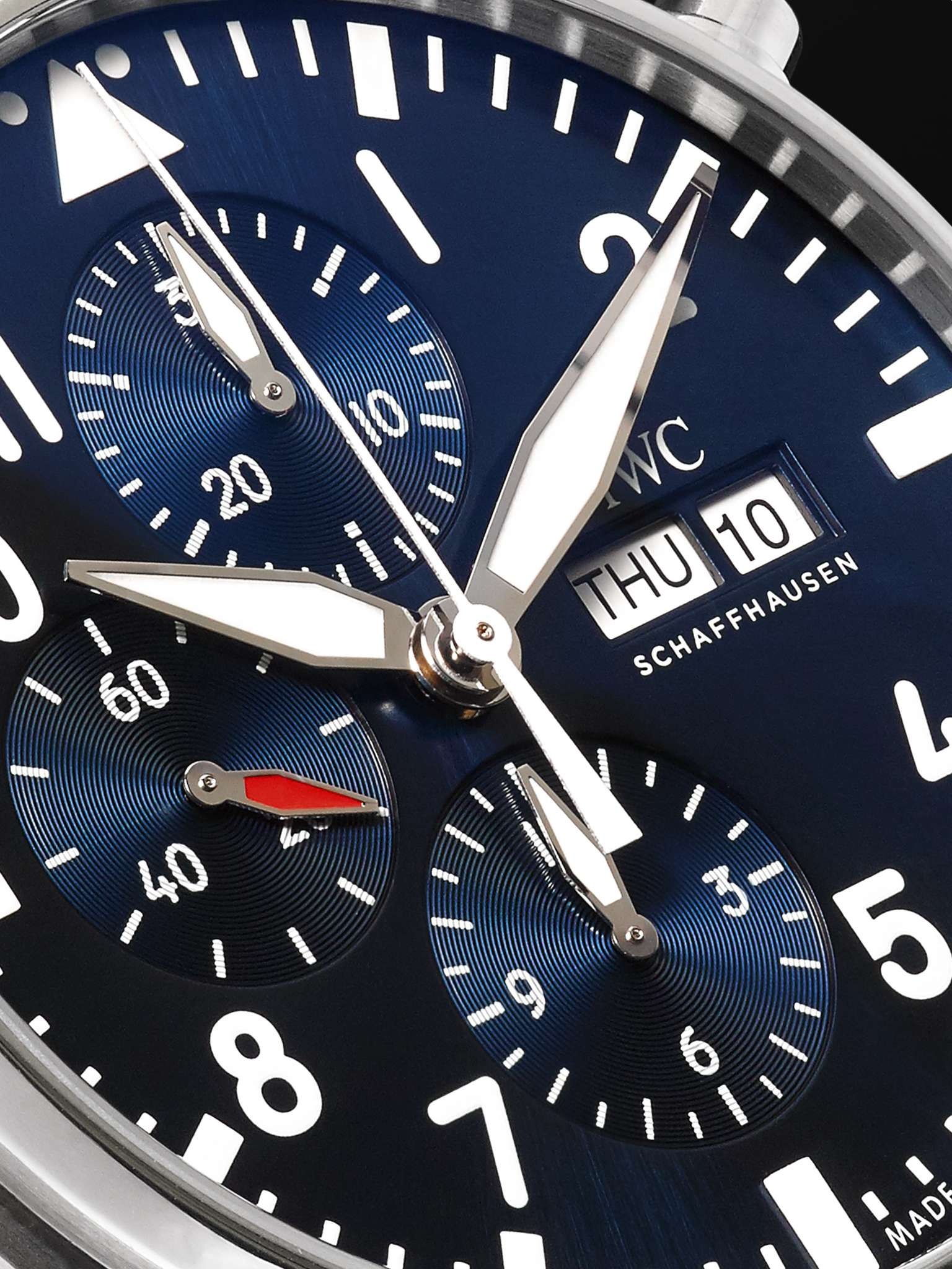 Pilot's Le Petit Prince Edition Chronograph 43mm Stainless Steel Watch, Ref. No. IW377717 - 6