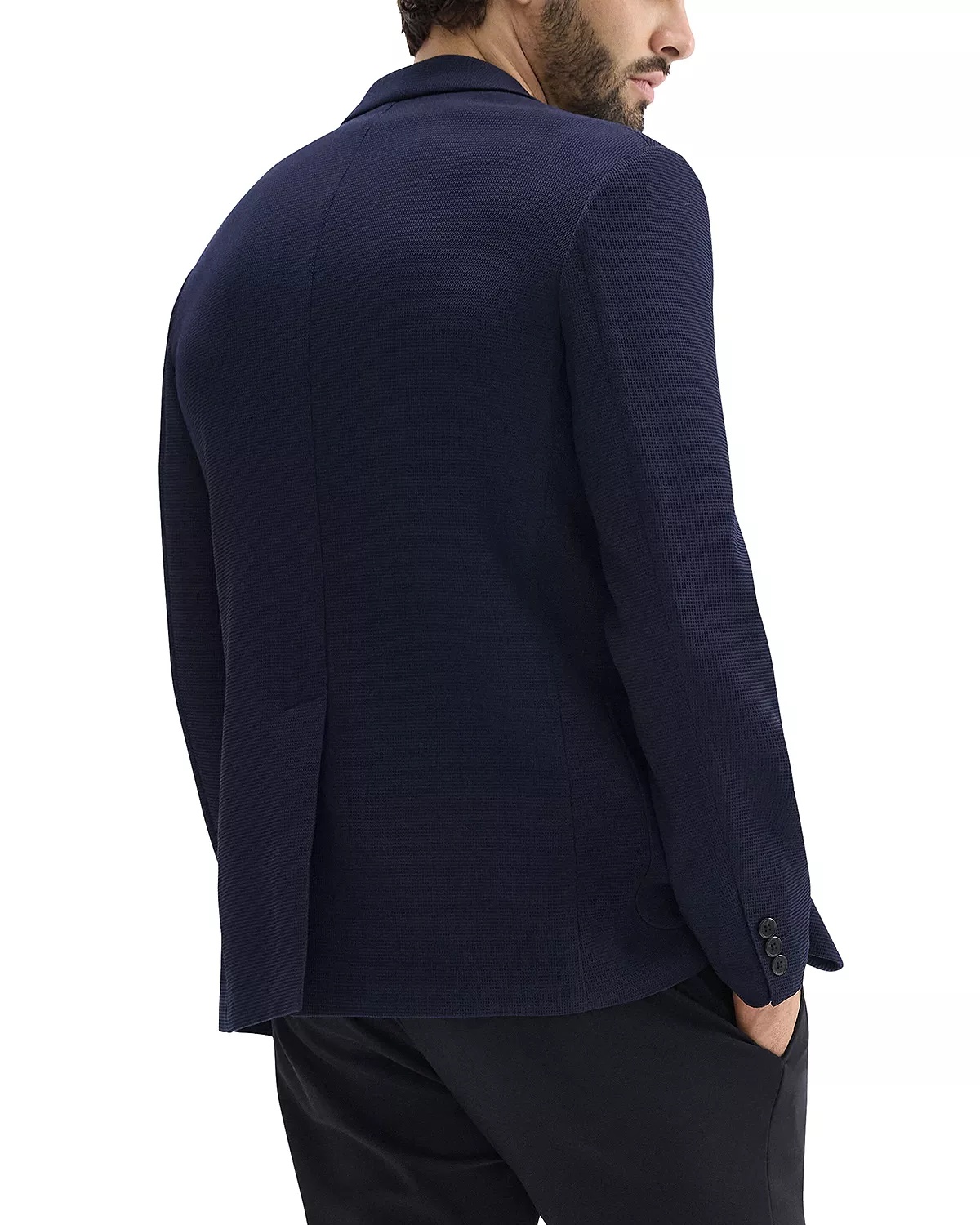 Theory Clinton Textured Jersey Slim Fit Unstructured Sport Coat - 4