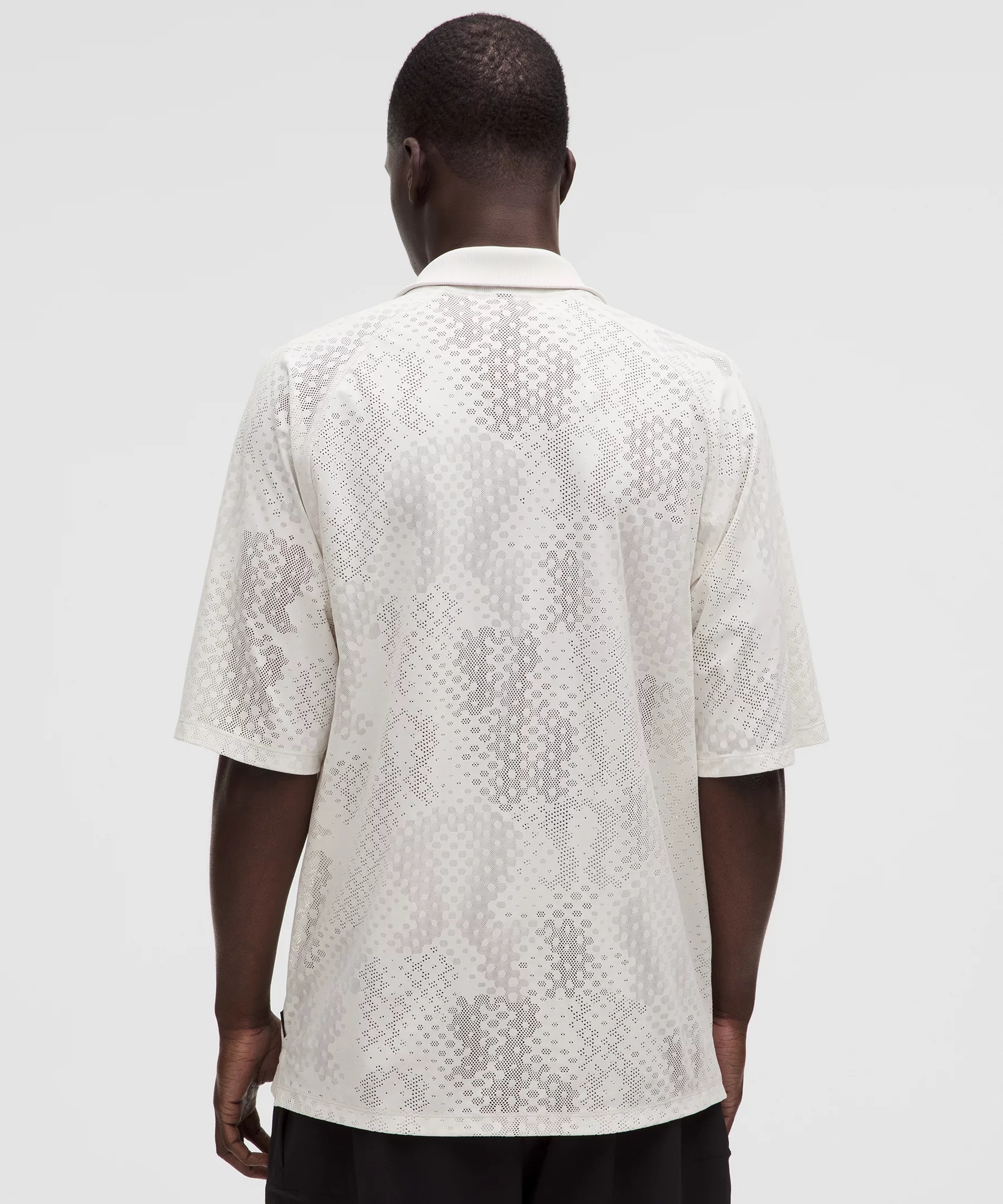 Men's Jacquard-Mesh Short-Sleeve Shirt *SLNSH Collection - 3