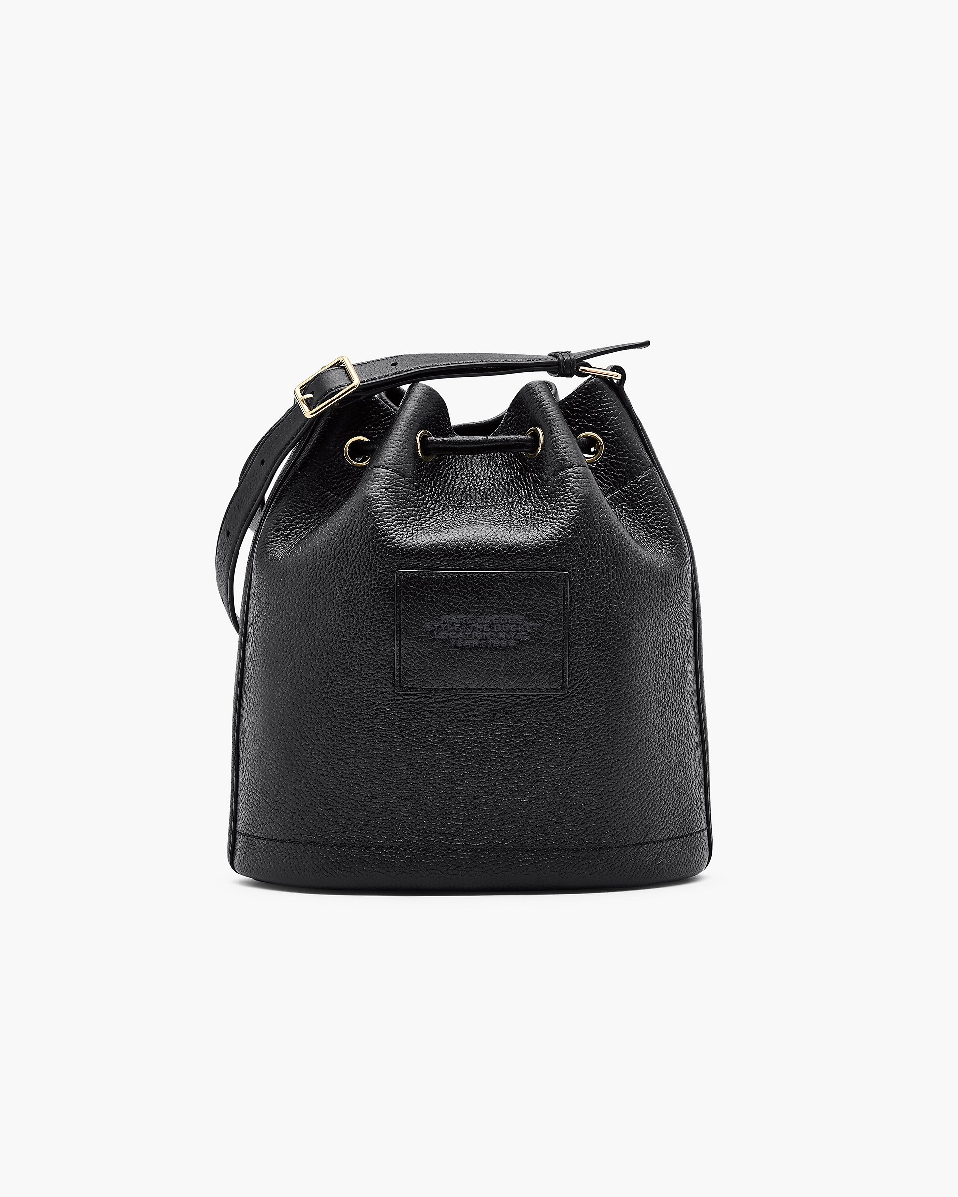 THE LEATHER SHOULDER BUCKET BAG - 3