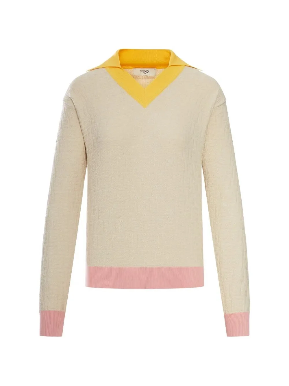 `Color Block FF` Sweater - 1