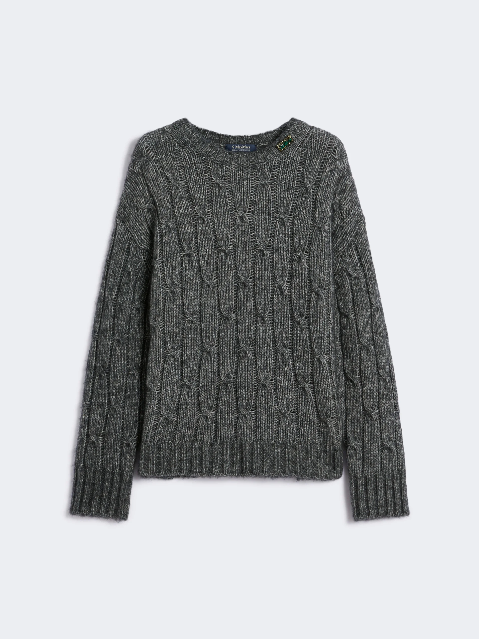 CABARET Boxy jumper in alpaca and cotton - 1