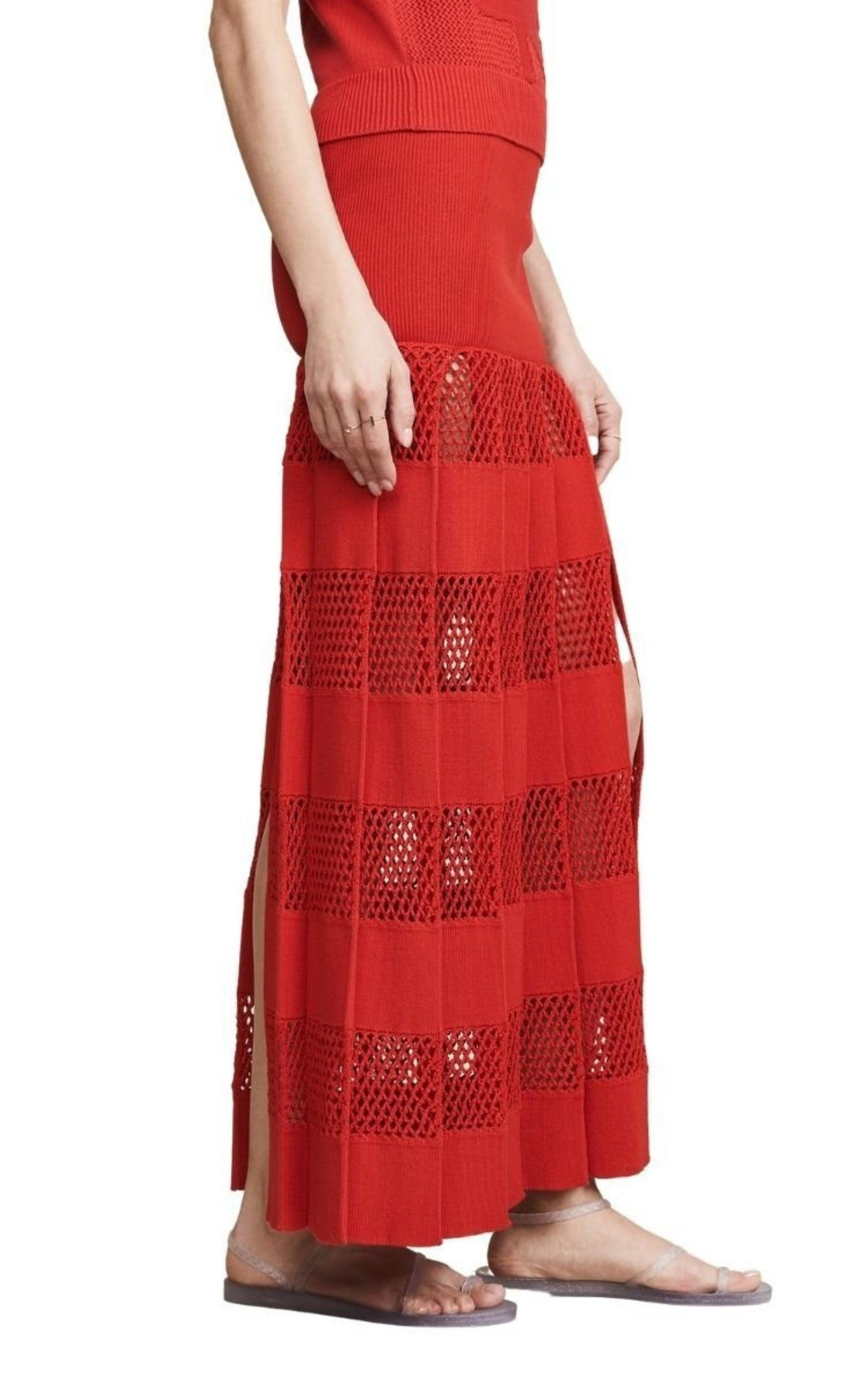 Sonia Rykiel - Textured Stripe Skirt - 5