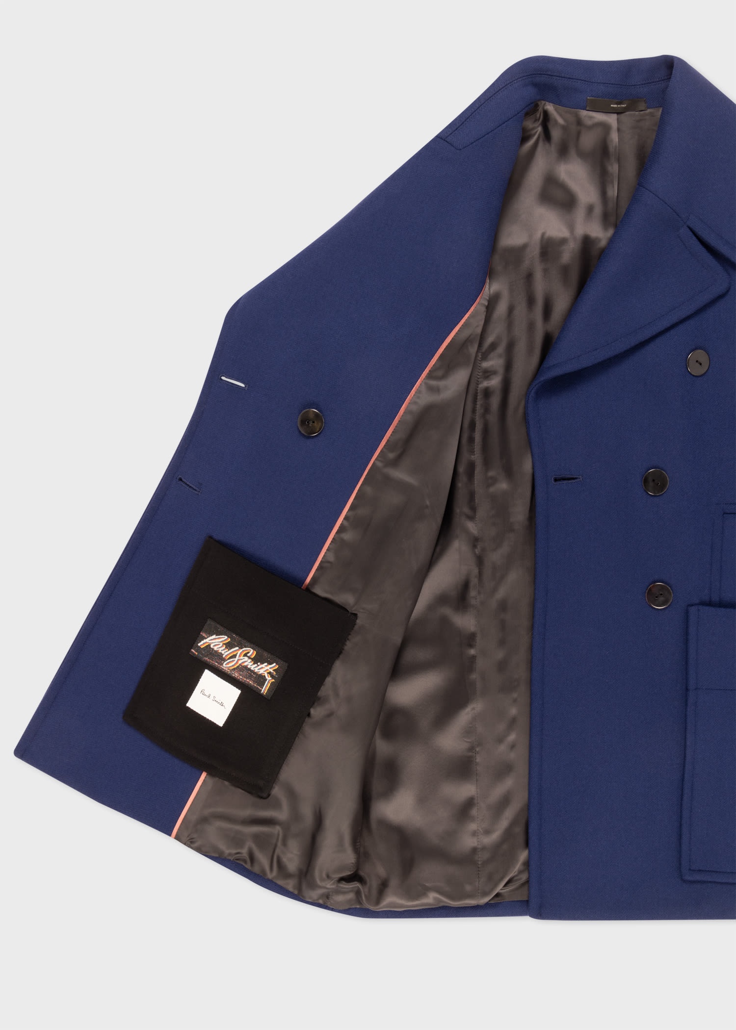 Wool-Cashmere Pea Coat - 4
