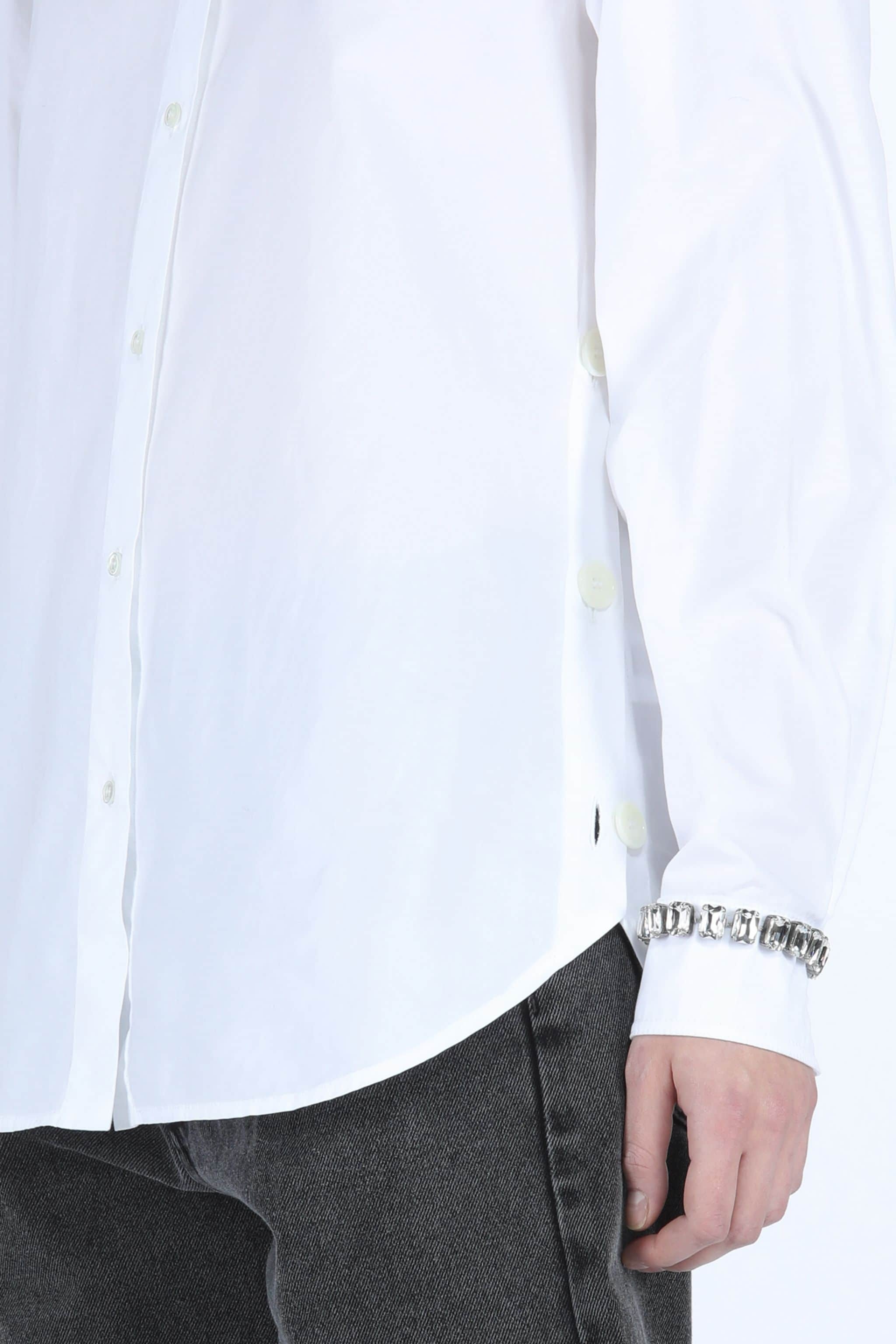 CRYSTAL-EMBELLISHED COTTON SHIRT - 5