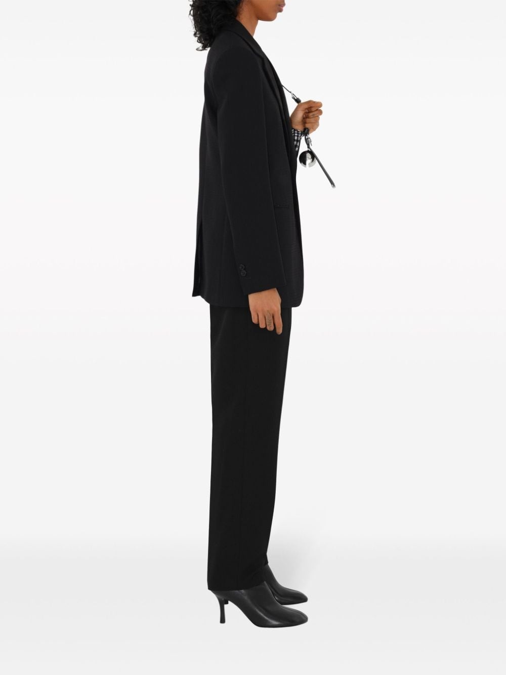 wool tailored trousers - 5