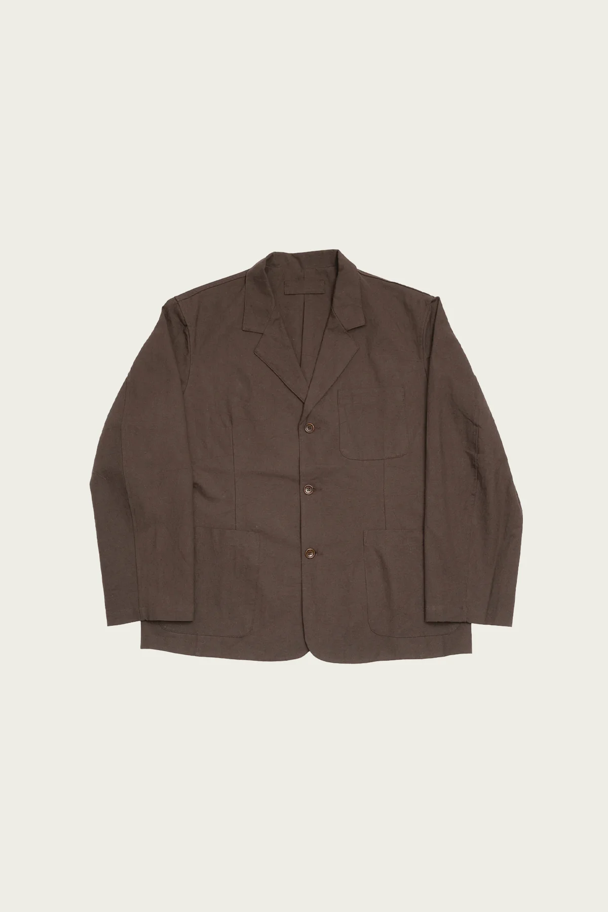 Carry On Jacket - Dark Brown Overdye Canvas - 1