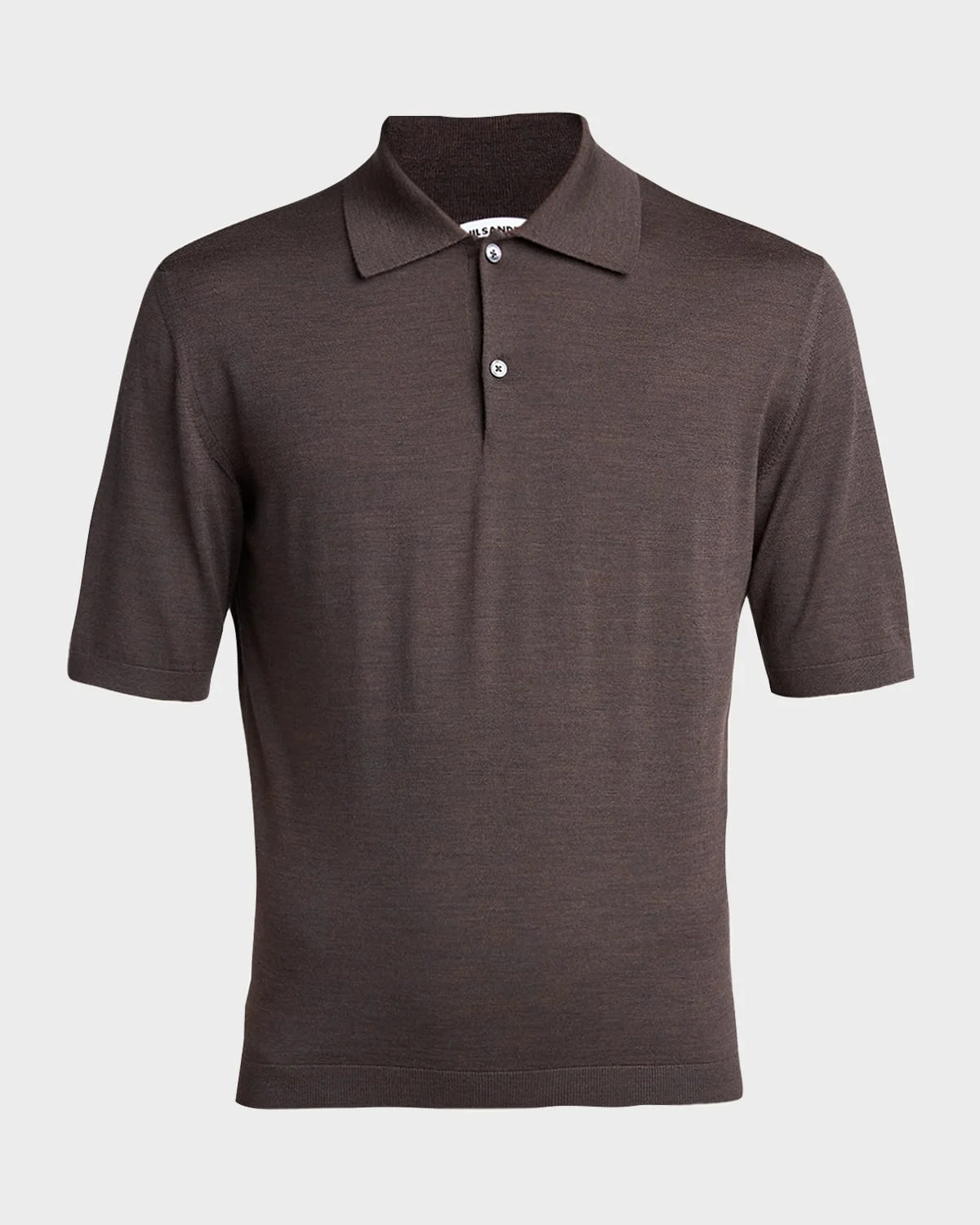 Men's Lightweight Wool Polo T-Shirt - 1