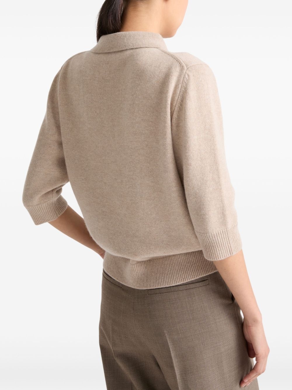 knitted polo shirt - 4