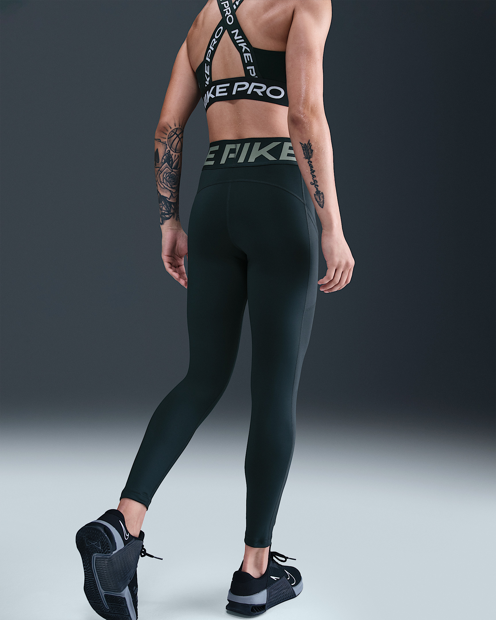 Nike Pro Sculpt Women's High-Waisted 7/8 Leggings with Pockets - 3