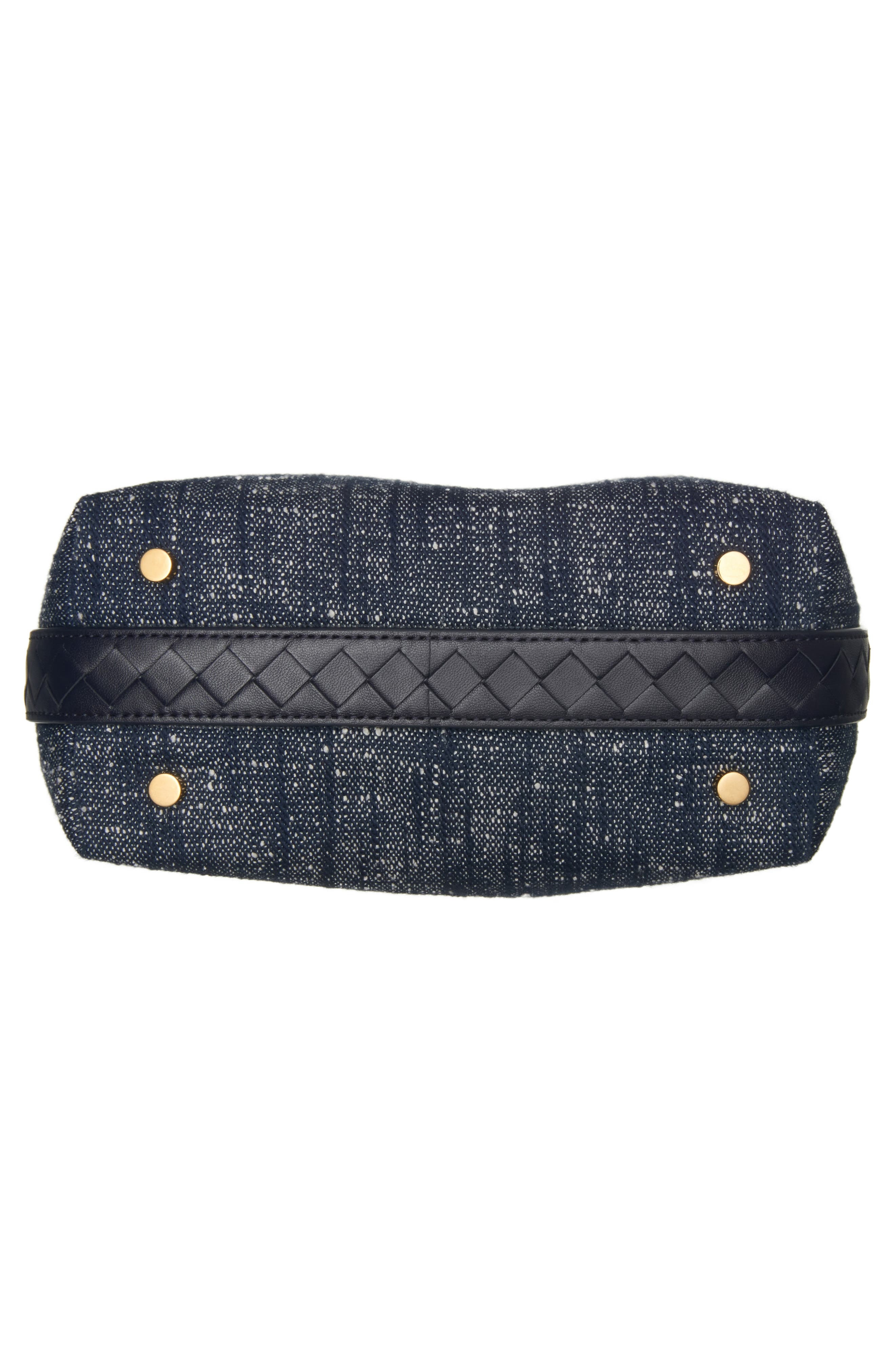 Bottega Veneta Mini Wallace Denim Bouclé Shoulder Bag in Navy-Whit/Spa/Spa-Mb at Nordstrom - 6