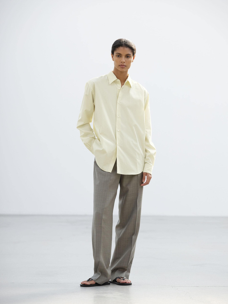 AURALEE WASHED FINX TWILL SHIRT outlook