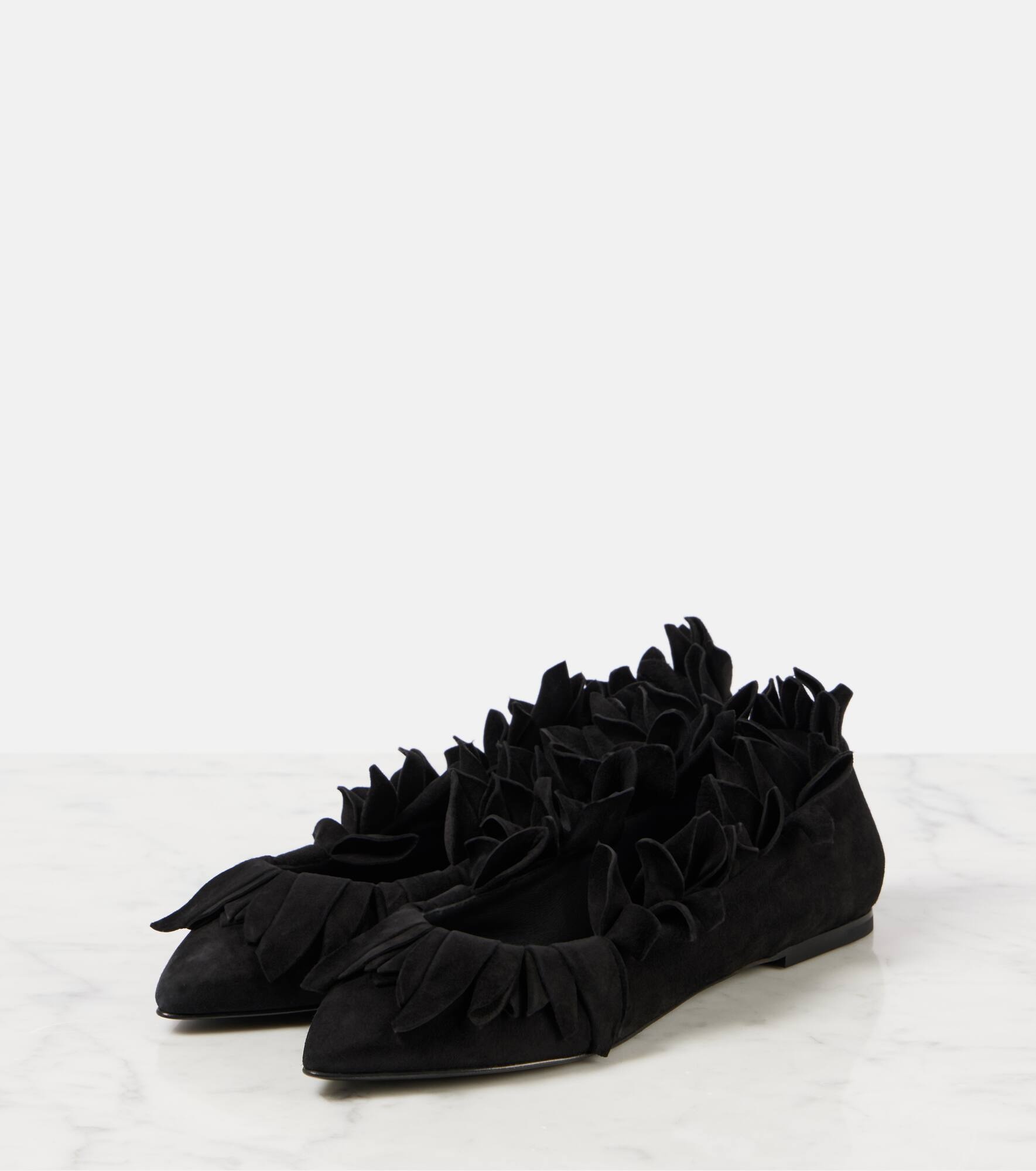 Petal suede ballet flats - 4