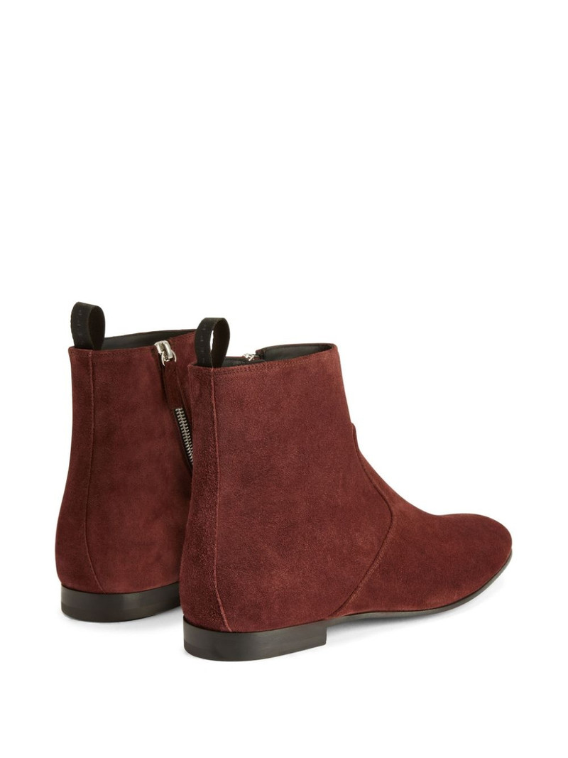 Ron panelled suede ankle boots 3