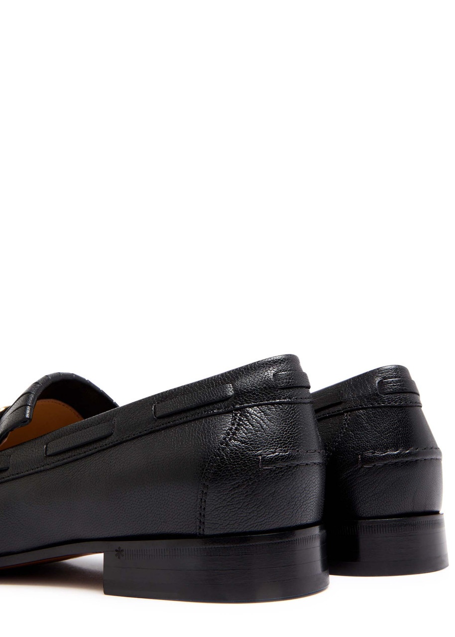 Valentino Vlogo Fringed Leather Loafers - 4