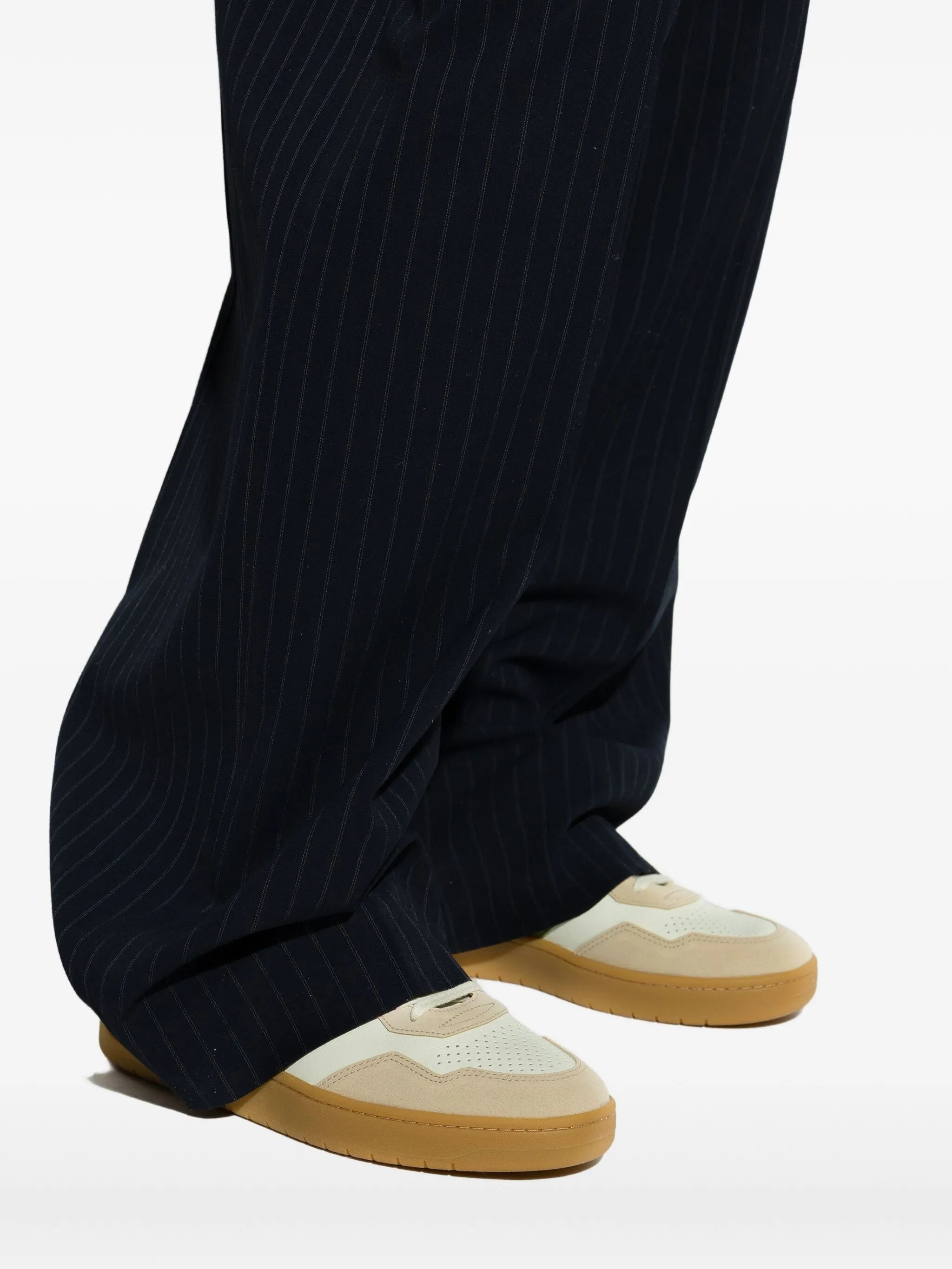 Veja V-90 Leather Suede Sneakers - 3