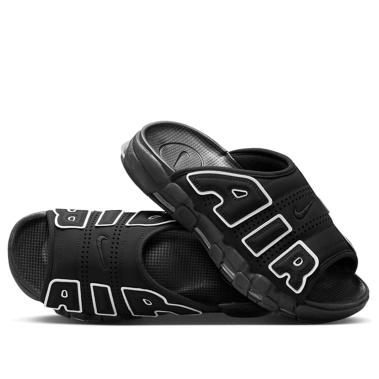 Nike Air More Uptempo Slide 'OG Black White' DV2132-001 - 6