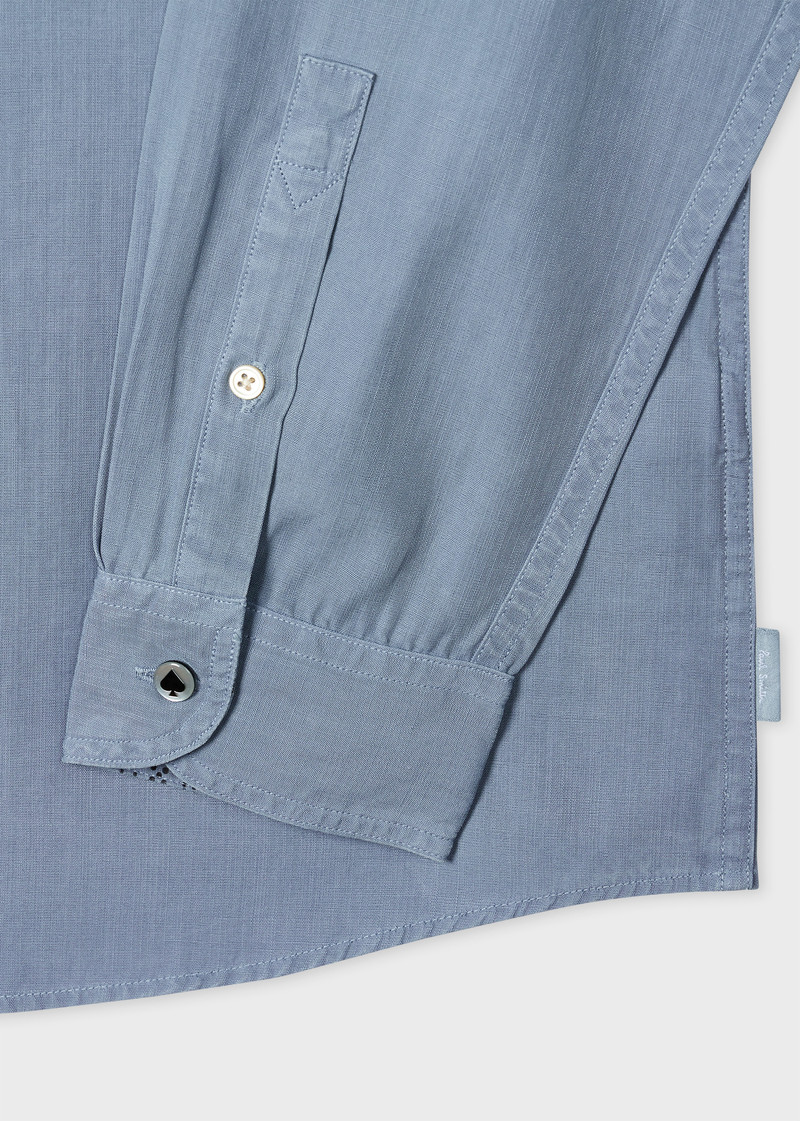 Paul Smith Light Blue Lyocell-Cotton Shirt outlook