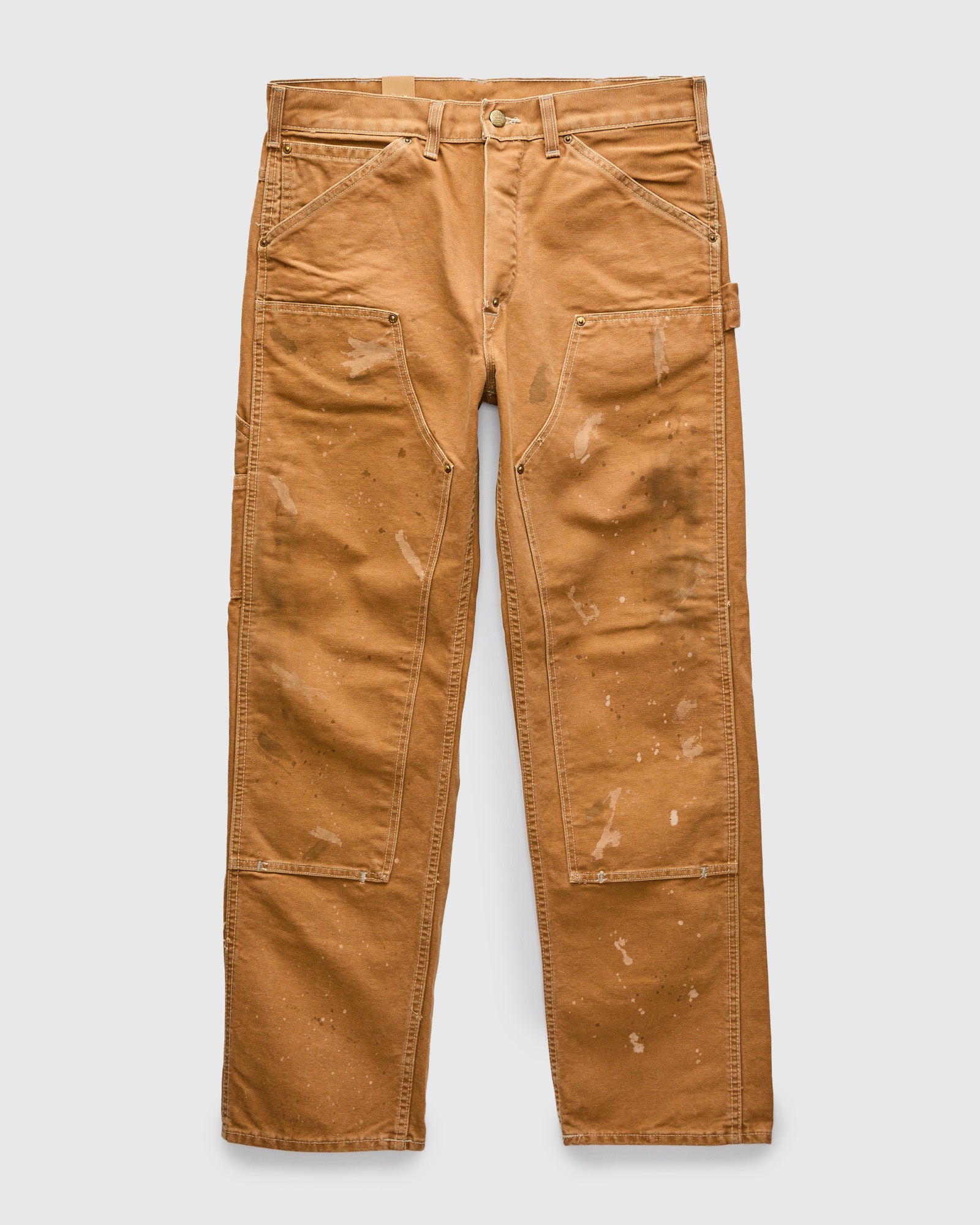 Hamilton Carpenter Pants in Distressed Khaki - 1