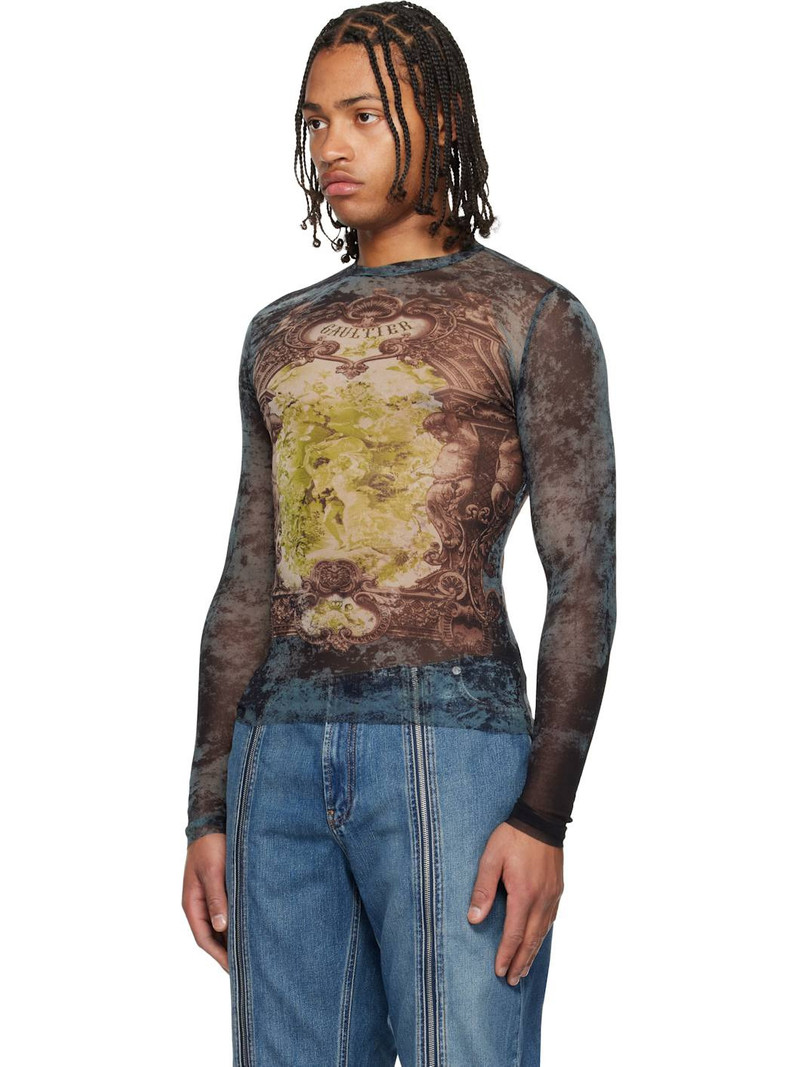 Jean Paul Gaultier Navy 'The Blue Médaillon' Top outlook