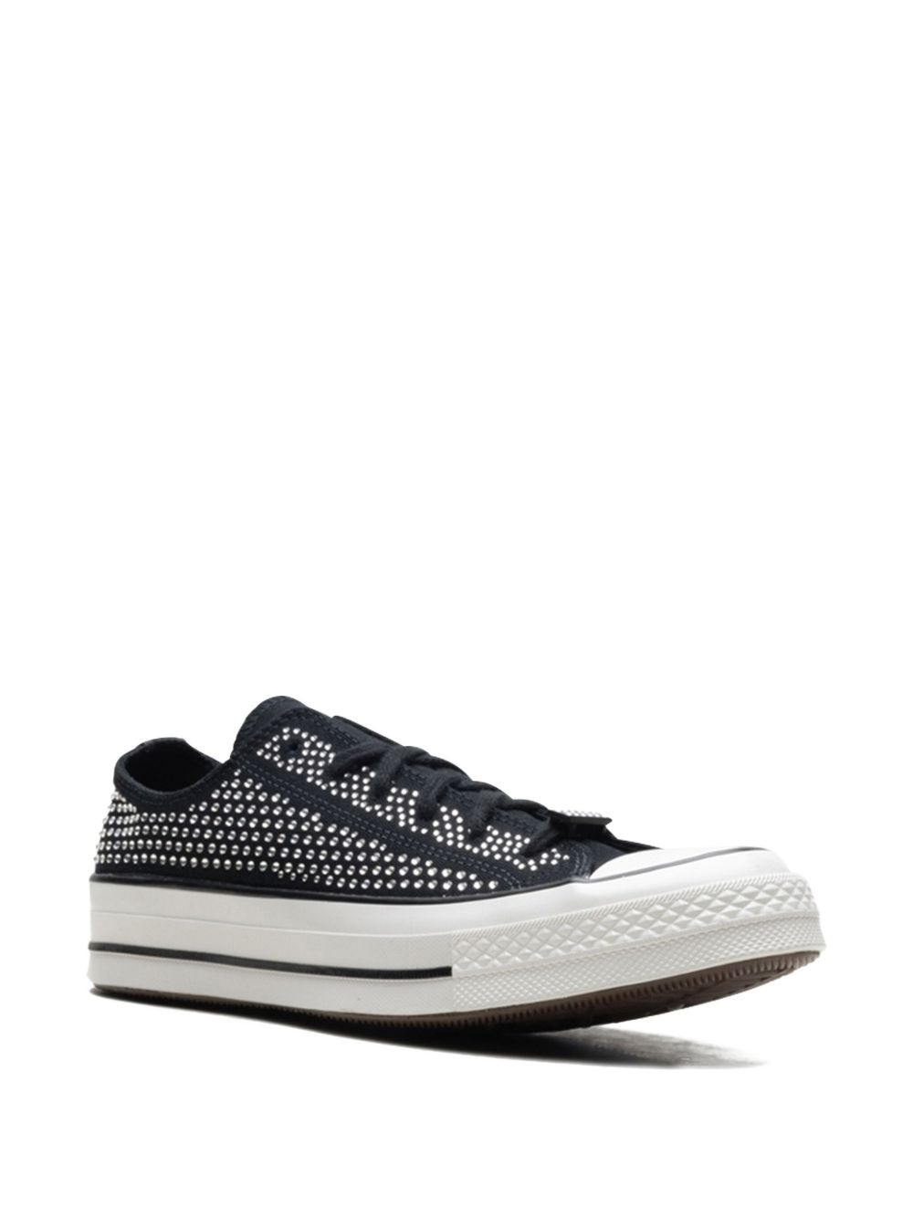 x Swarovski Chuck 70 "Black/Vintage White/Egret" sneakers - 2