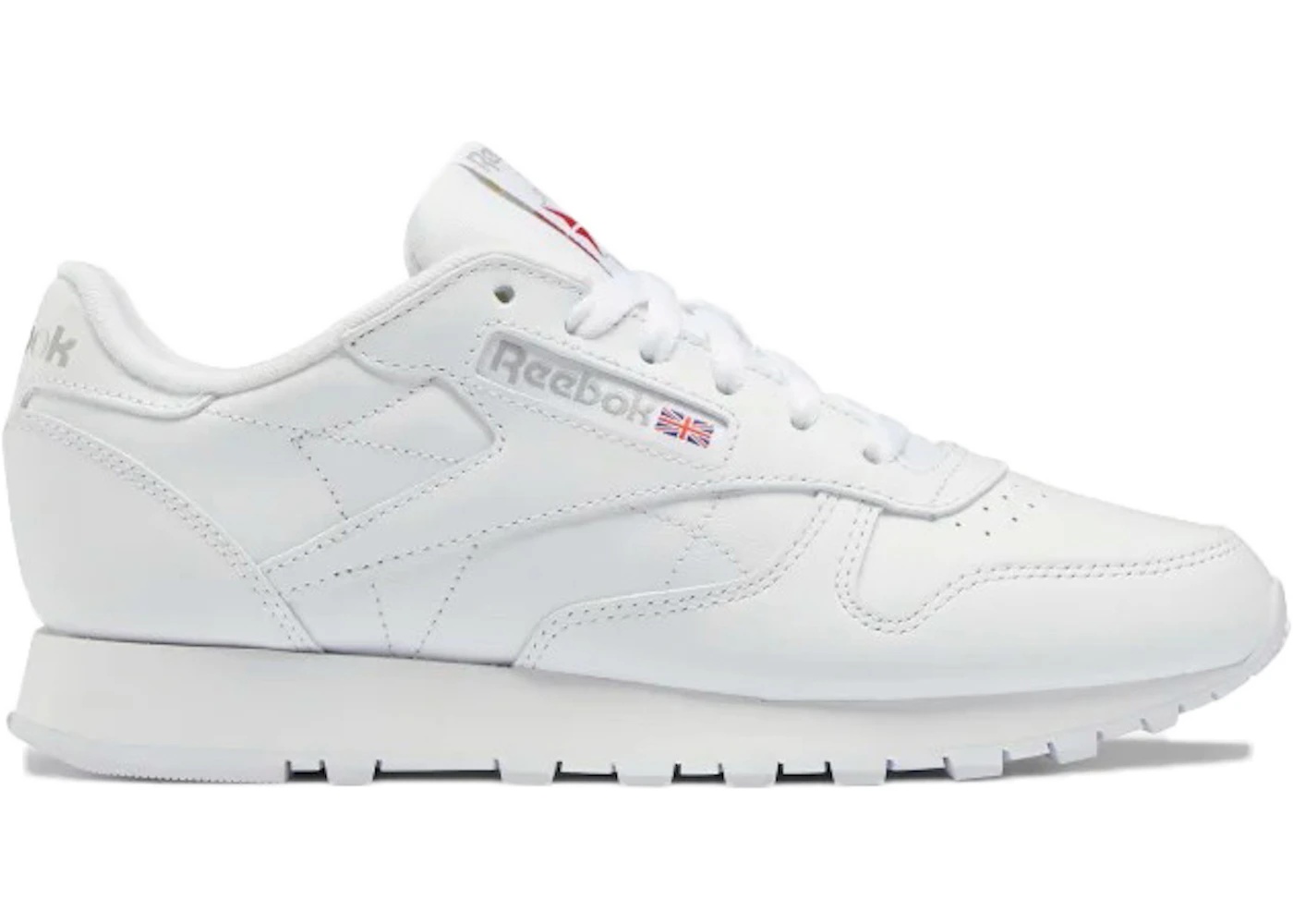 Reebok Classic Leather Footwear White Pure Grey 3 (Women's) - 1
