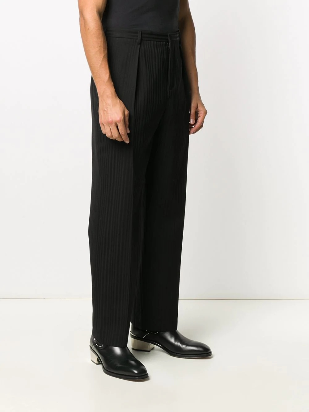 straight-leg tailored trousers - 3