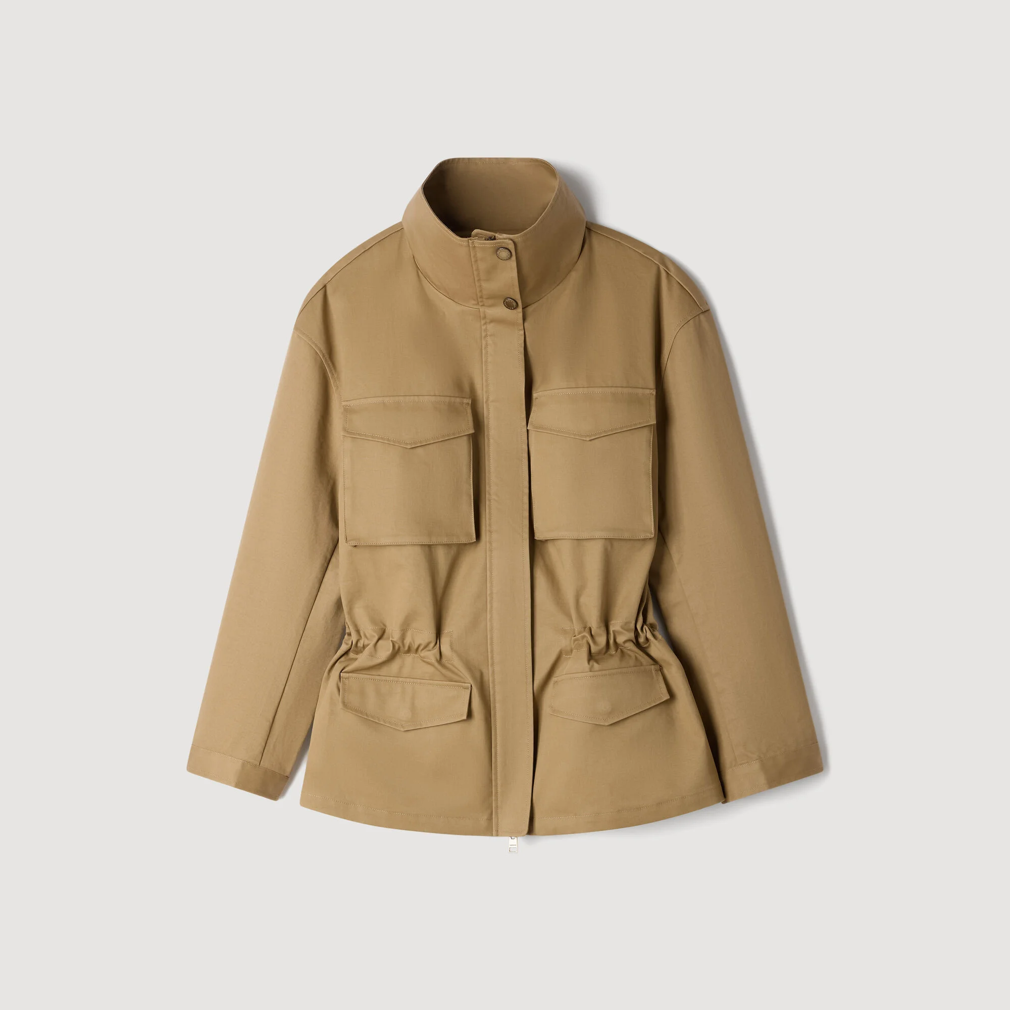JACKET WITH ADJUSTABLE WAIST - 1