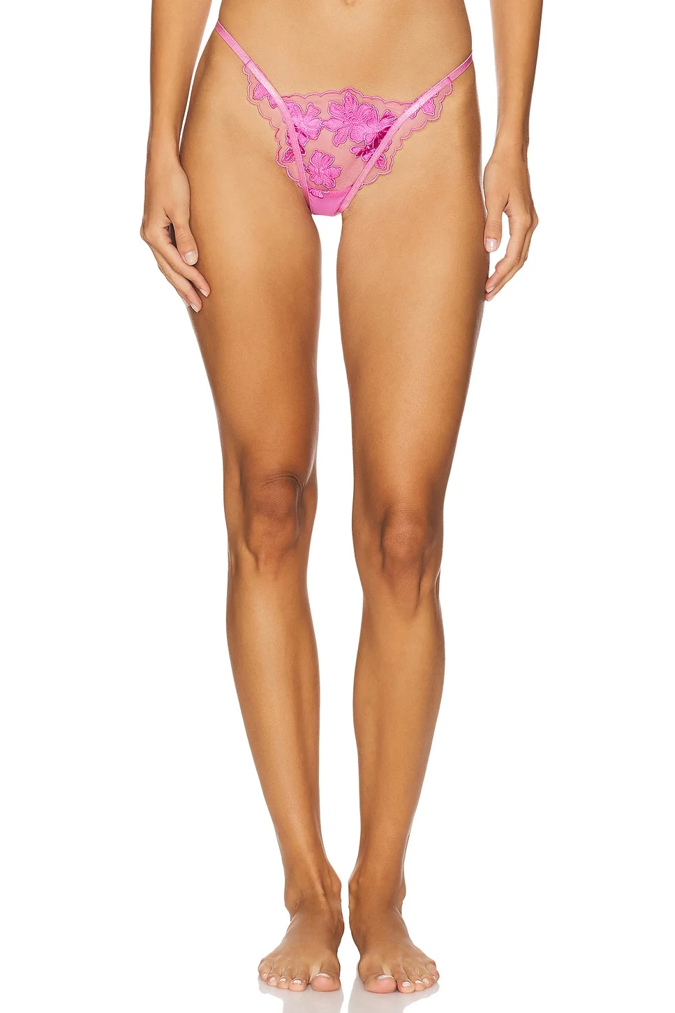 x Intimately FP Hotel Chantelle Thong In Dawn Pink - 1