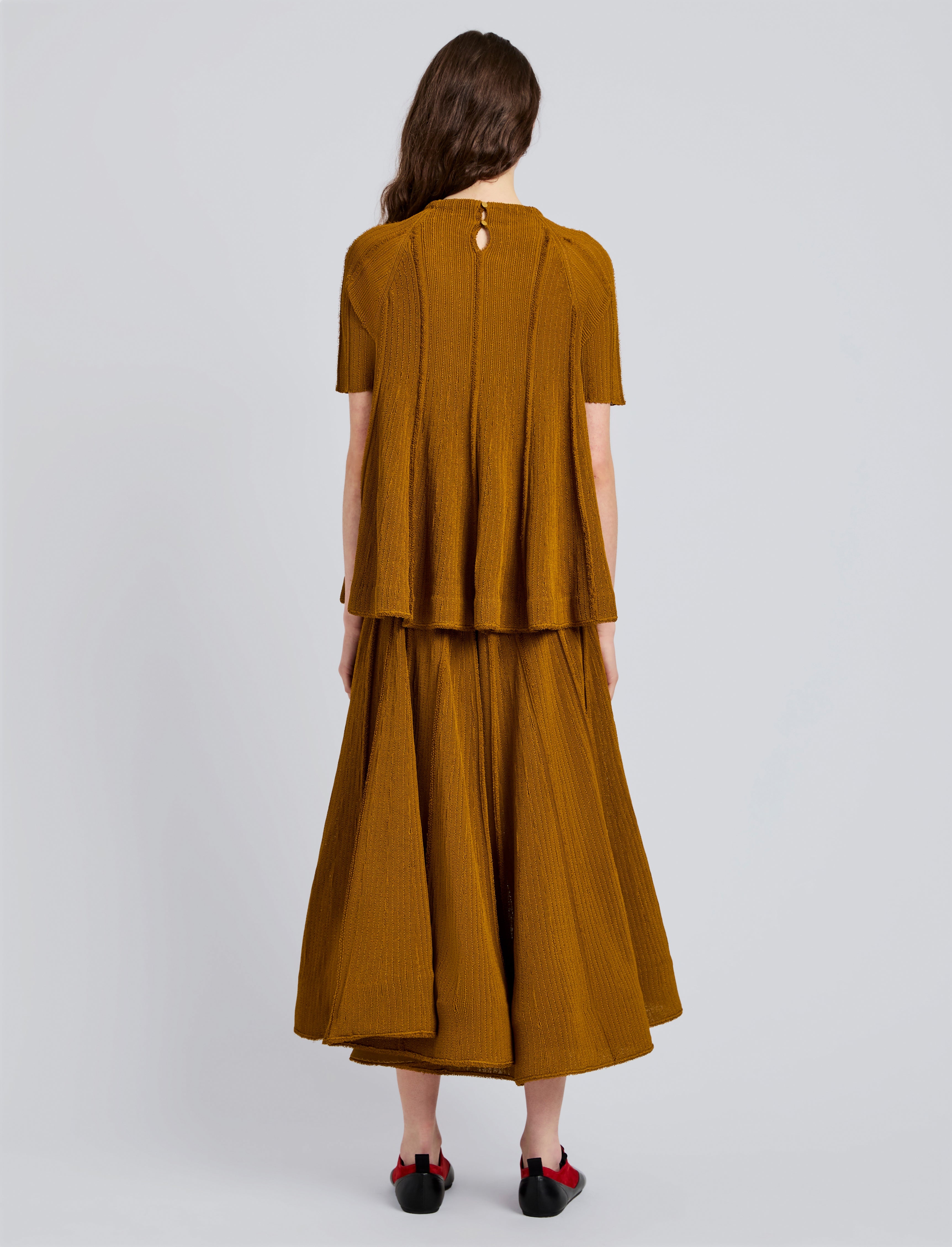 Tavia Skirt in Viscose Fringe Knit - 4