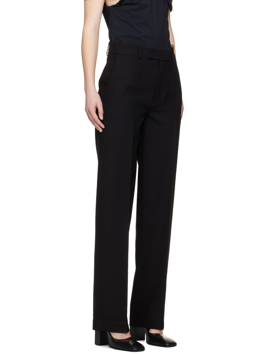 Black Tailored Trousers - 2