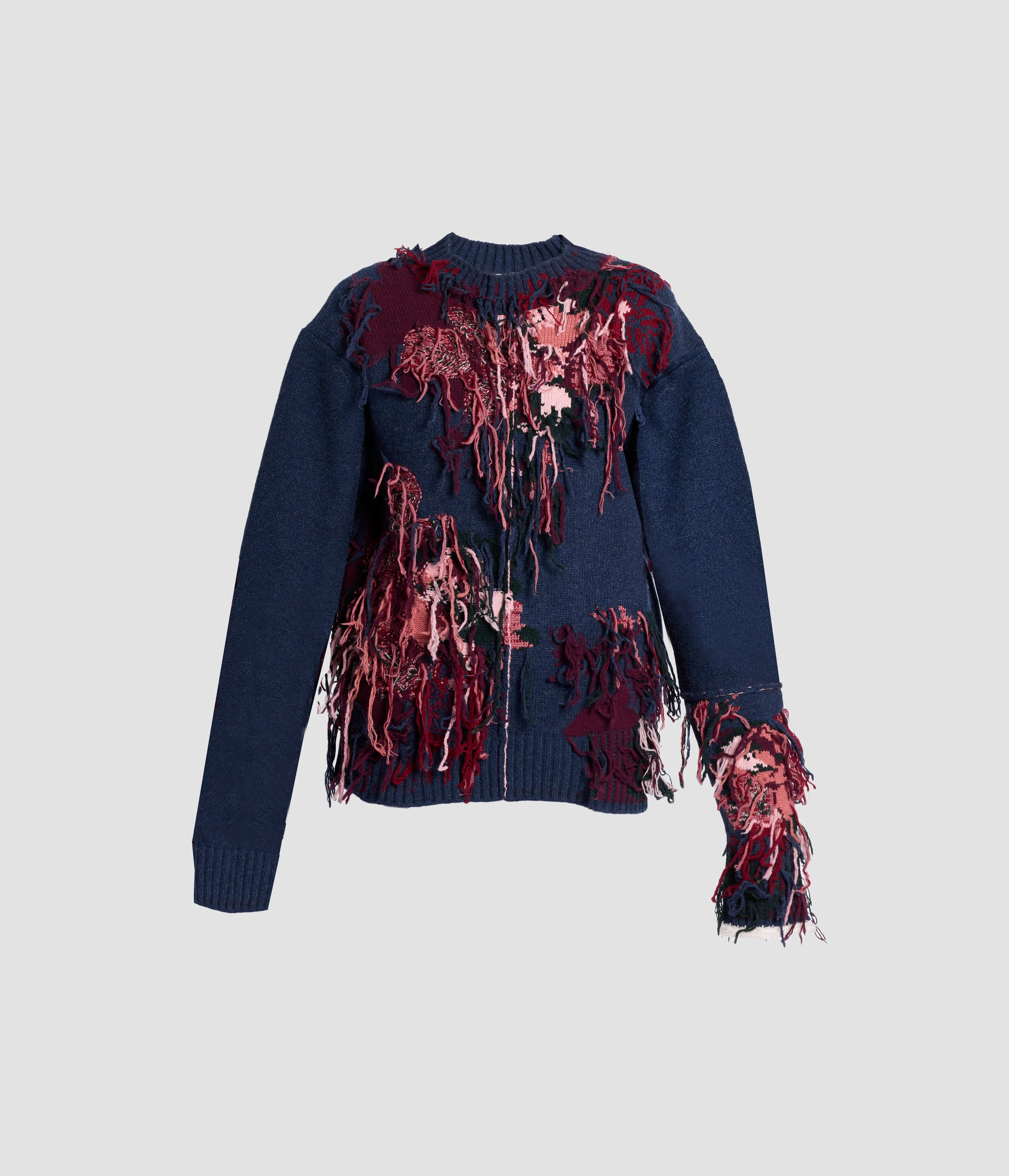 INTARSIA WOOL JUMPER - 1