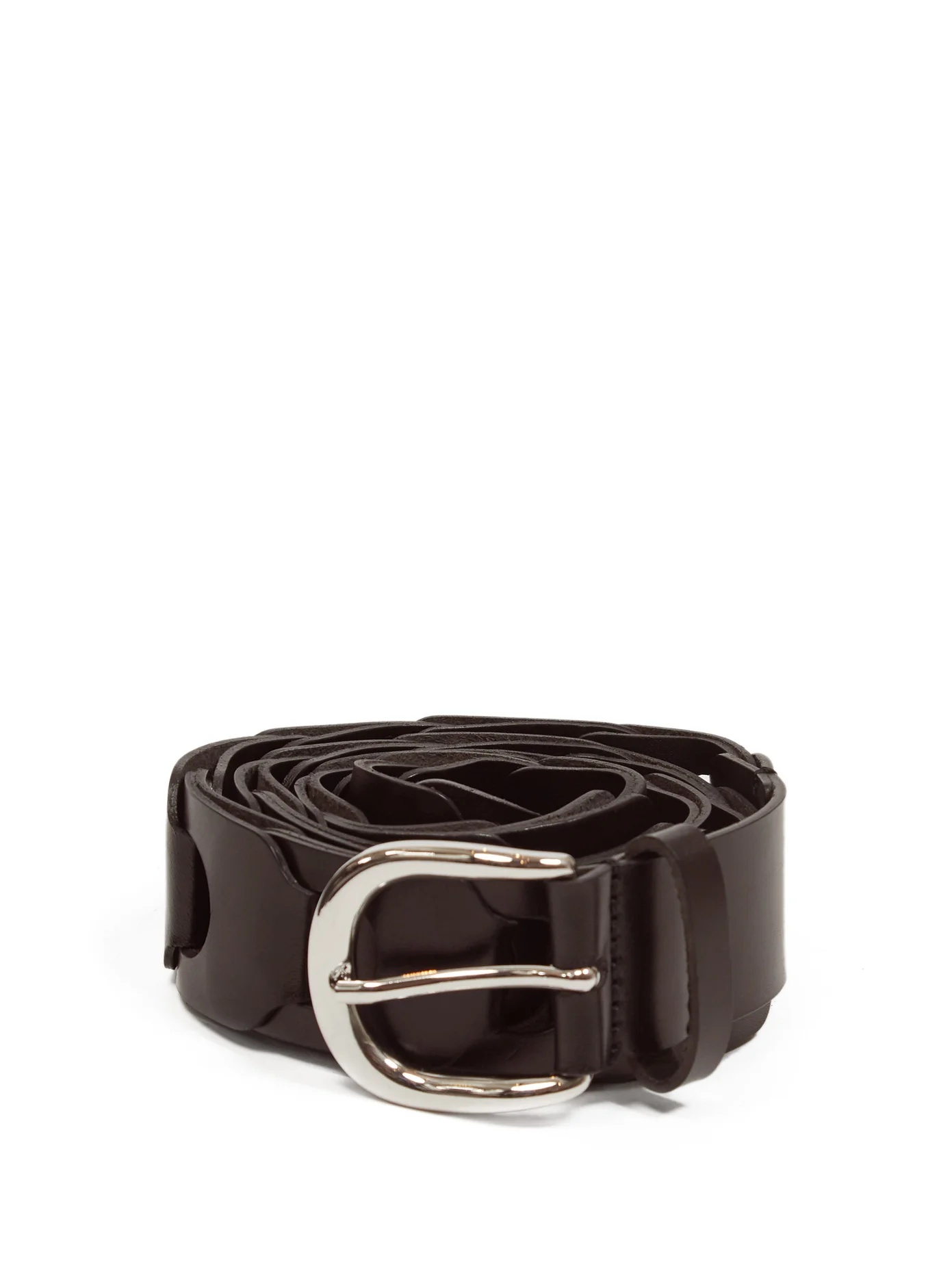 Zak braided-leather belt - 1