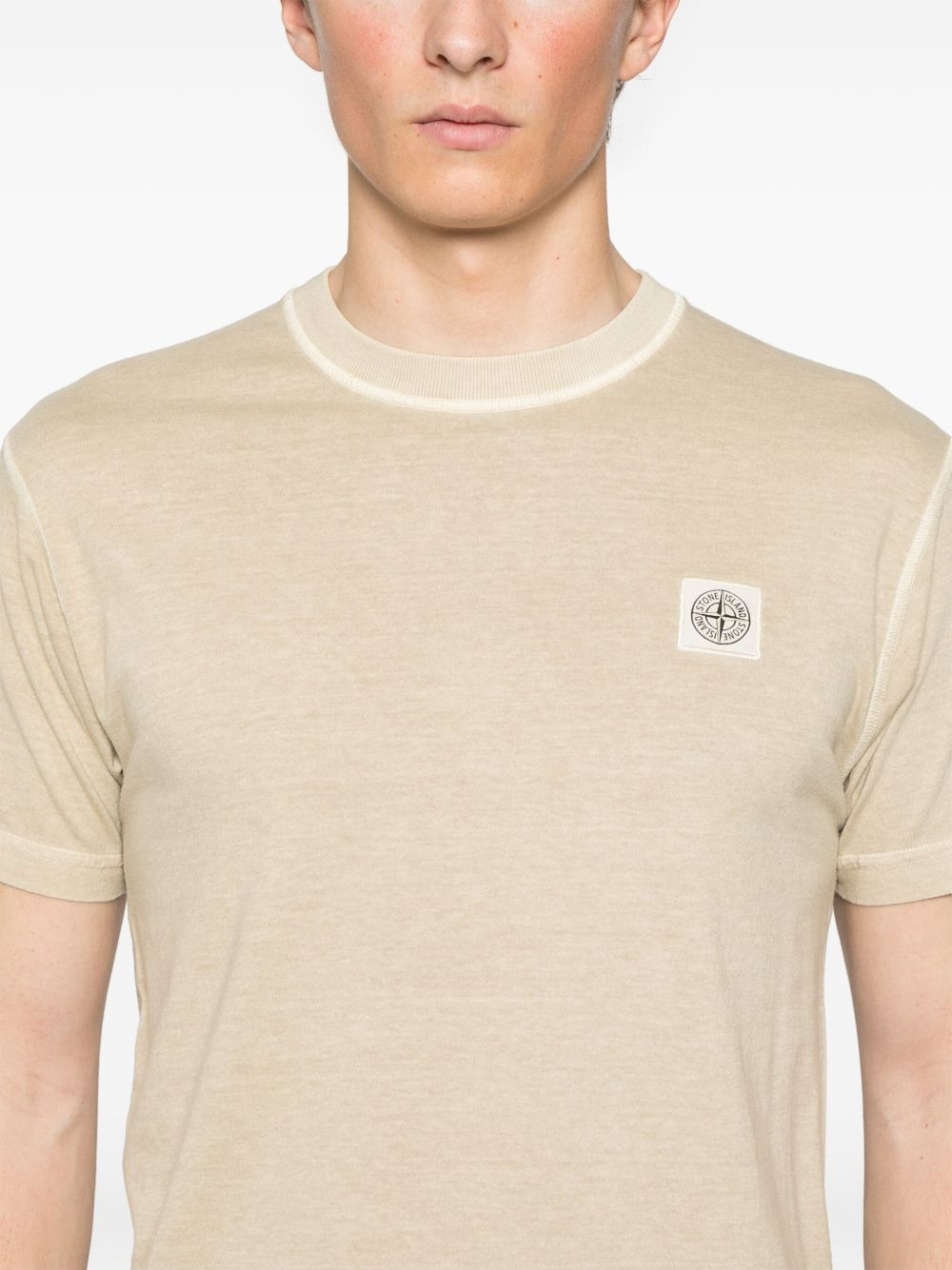 Compass-badge T-shirt - 4