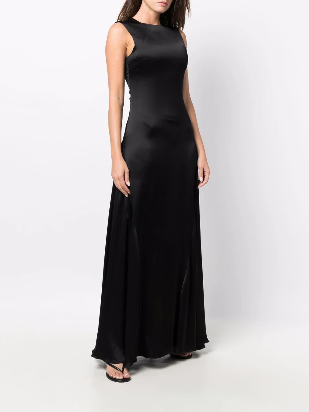 side-panel long dress - 3